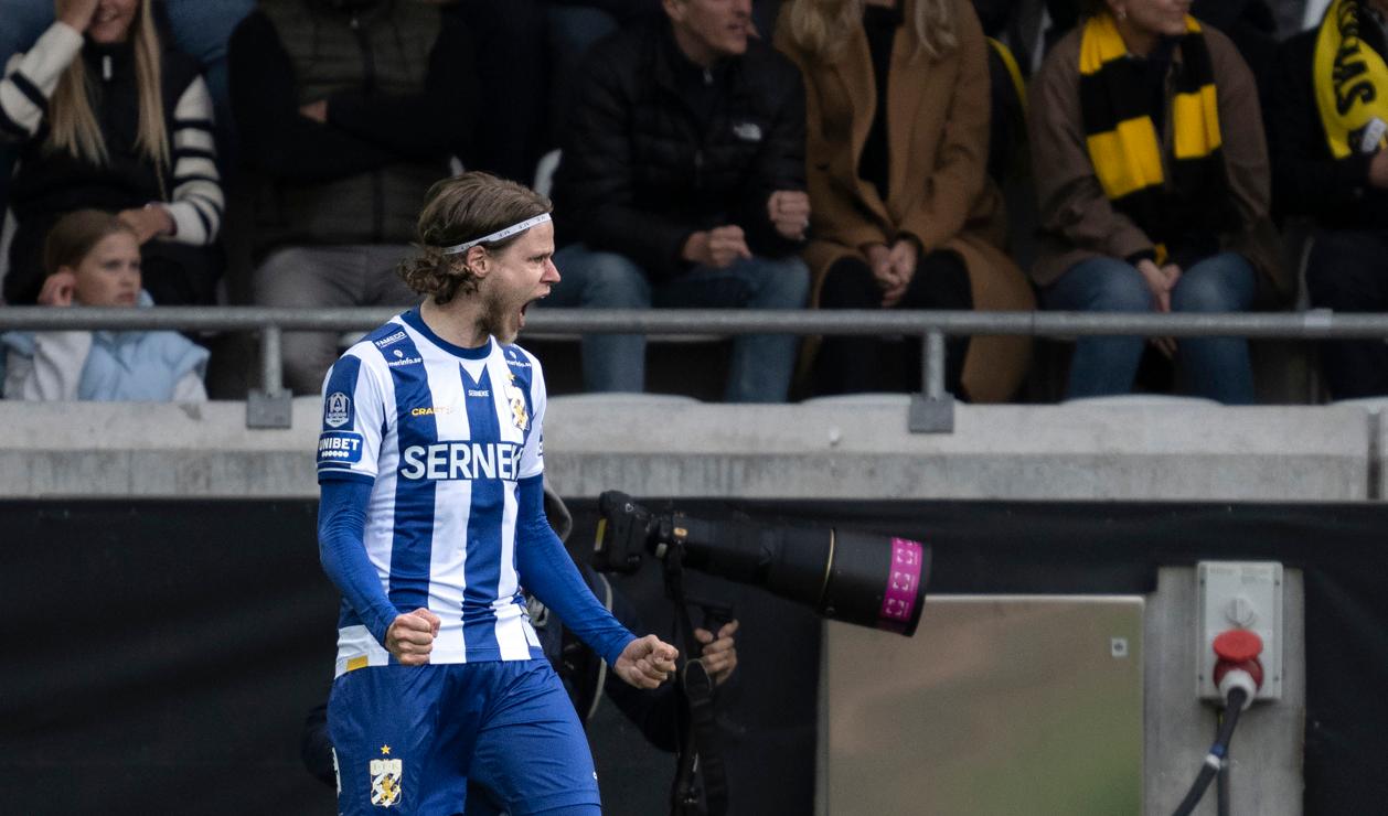 Gustaf Norlin blev IFK Göteborgs matchvinnare. Arkivbild. Foto: Björn Larsson Rosvall/TT