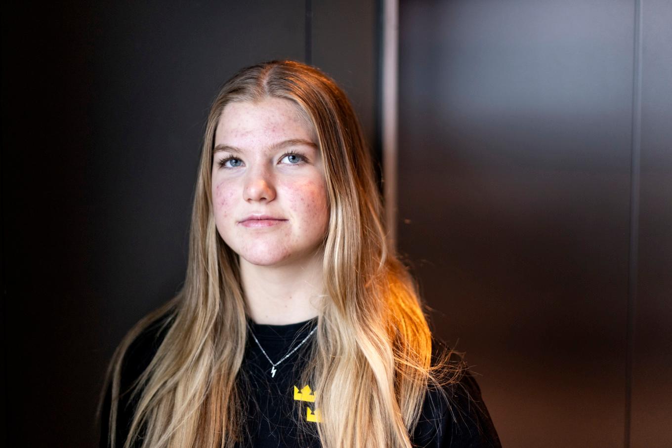 Ebba Hedqvist gav Damkronorna ledningen i matchen. Arkivbild. Foto: Christine Olsson/TT