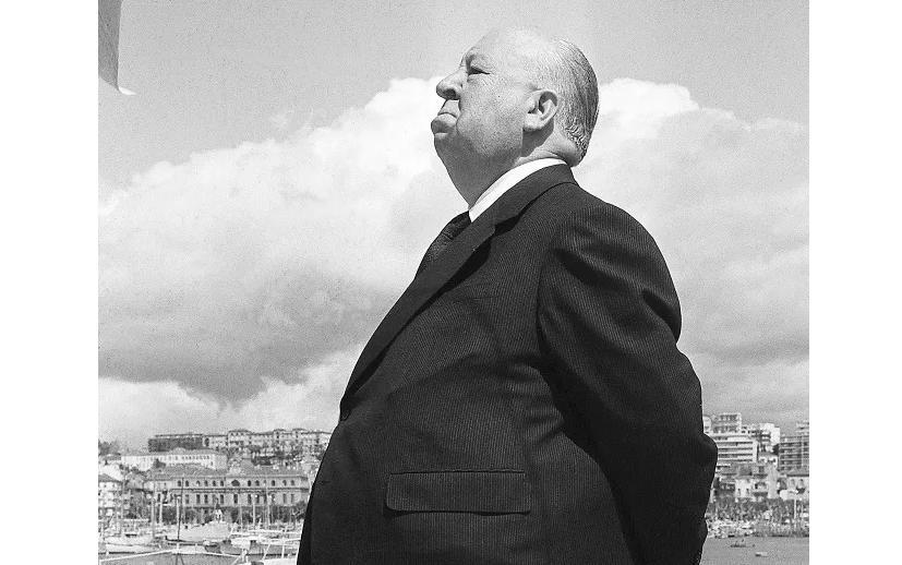 Alfred Hitchcock ombord på en yacht i Cannes, 1972.
Foto: AFP via Getty Images