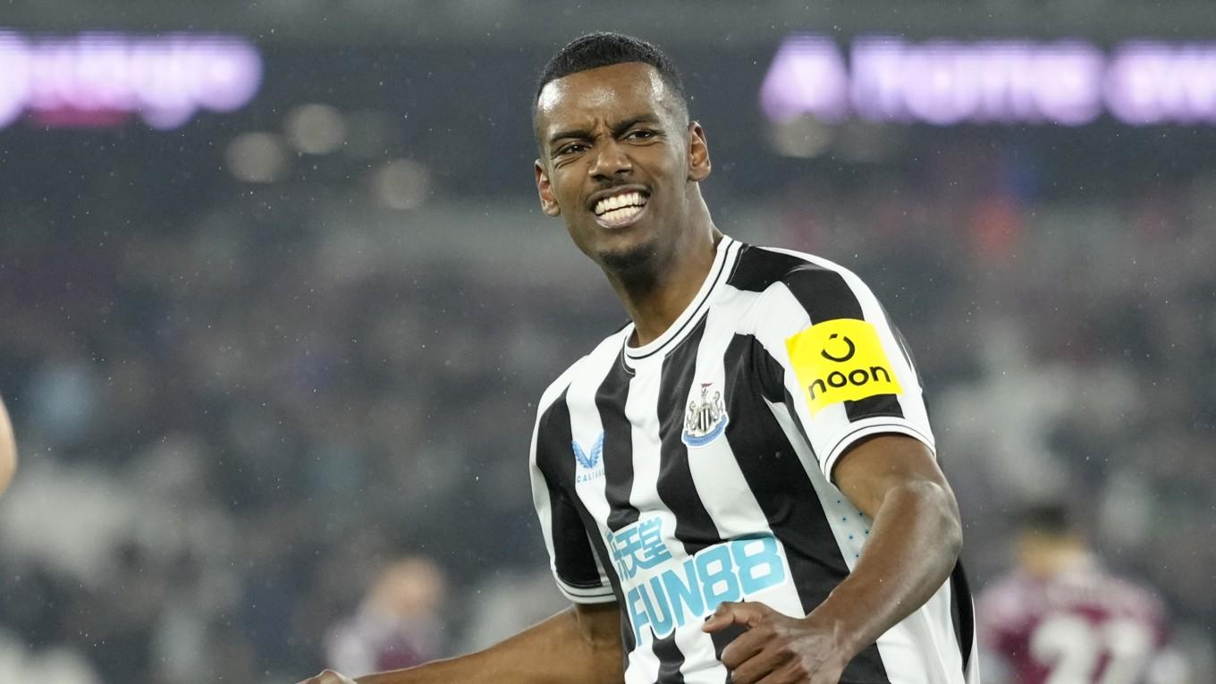 Alexander Isak har gjort 20 ligamål för Newcastle den här säsongen. Arkivbild. Foto: Kirsty Wigglesworth/AP/TT