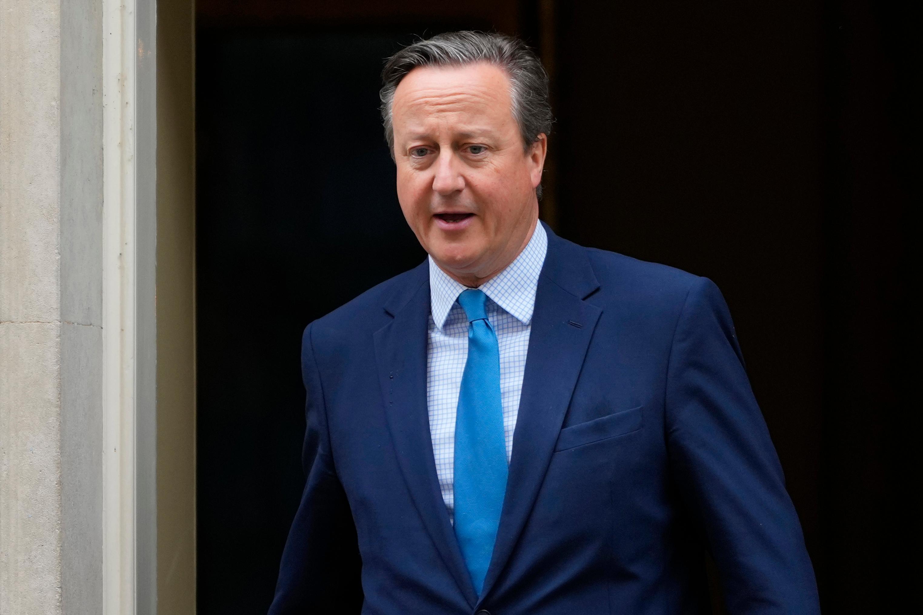 Storbritanniens utrikesminister David Cameron. Arkivbild. Foto: Kirsty Wigglesworth/AP/TT