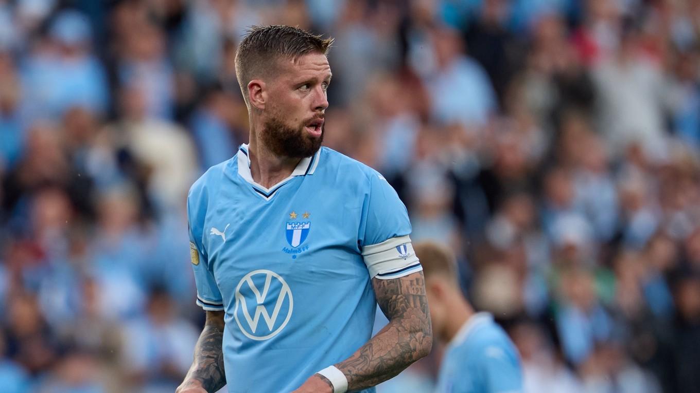 Malmös Pontus Jansson figurerar i förundersökningen, men är inte brottsmisstänkt. Arkivbild. Foto: Anders Bjurö/TT