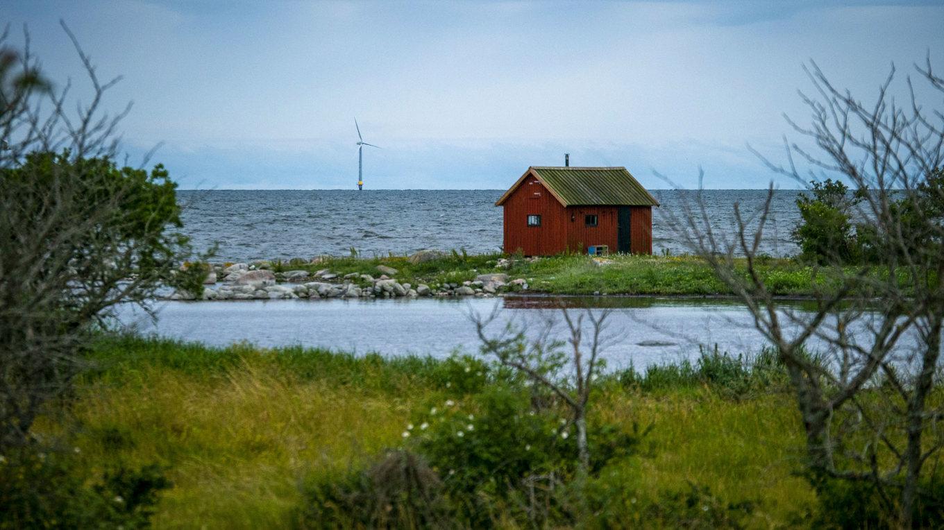En ny studie visar att turisternas värderingar i hållbarhetsfrågor påverkar vad de tycker om vindkraftverk i naturen. Bild från Gotland. Foto: Bilbo Lantto