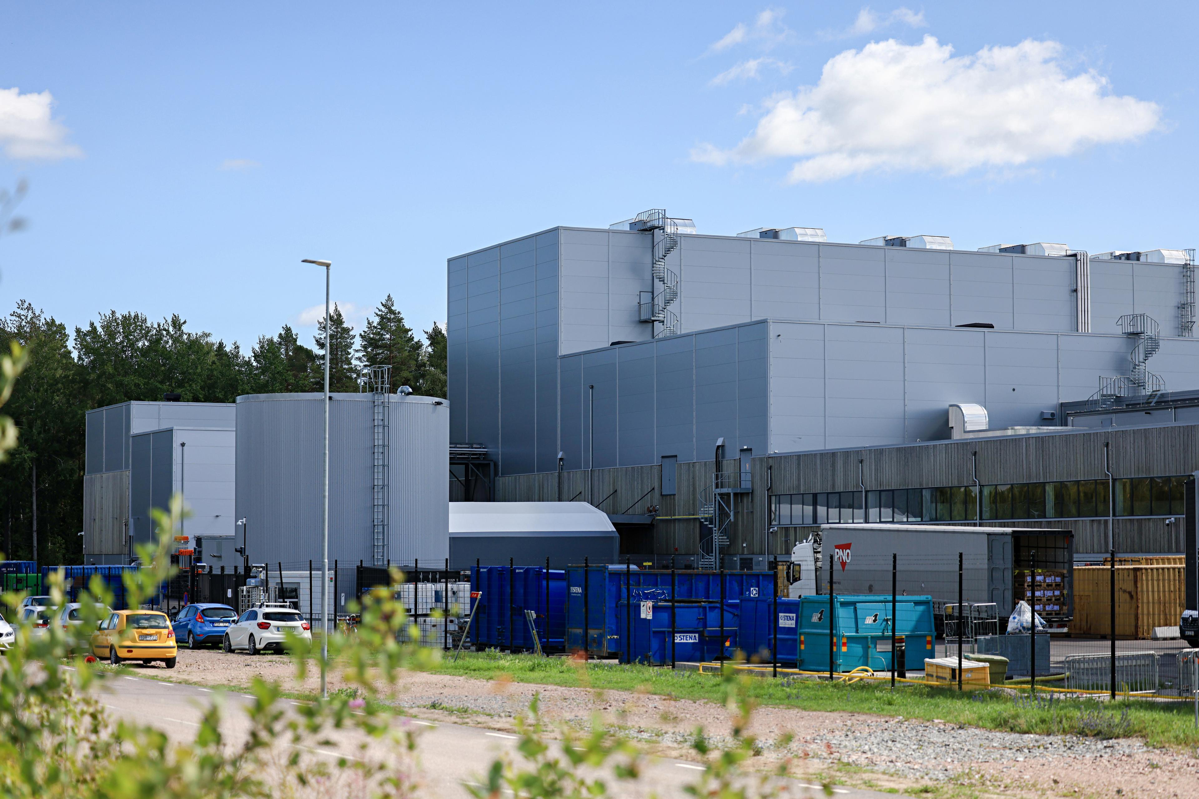 Northvolts fabrik utanför Västerås. Arkivbild. Foto: Ali Lorestani/TT