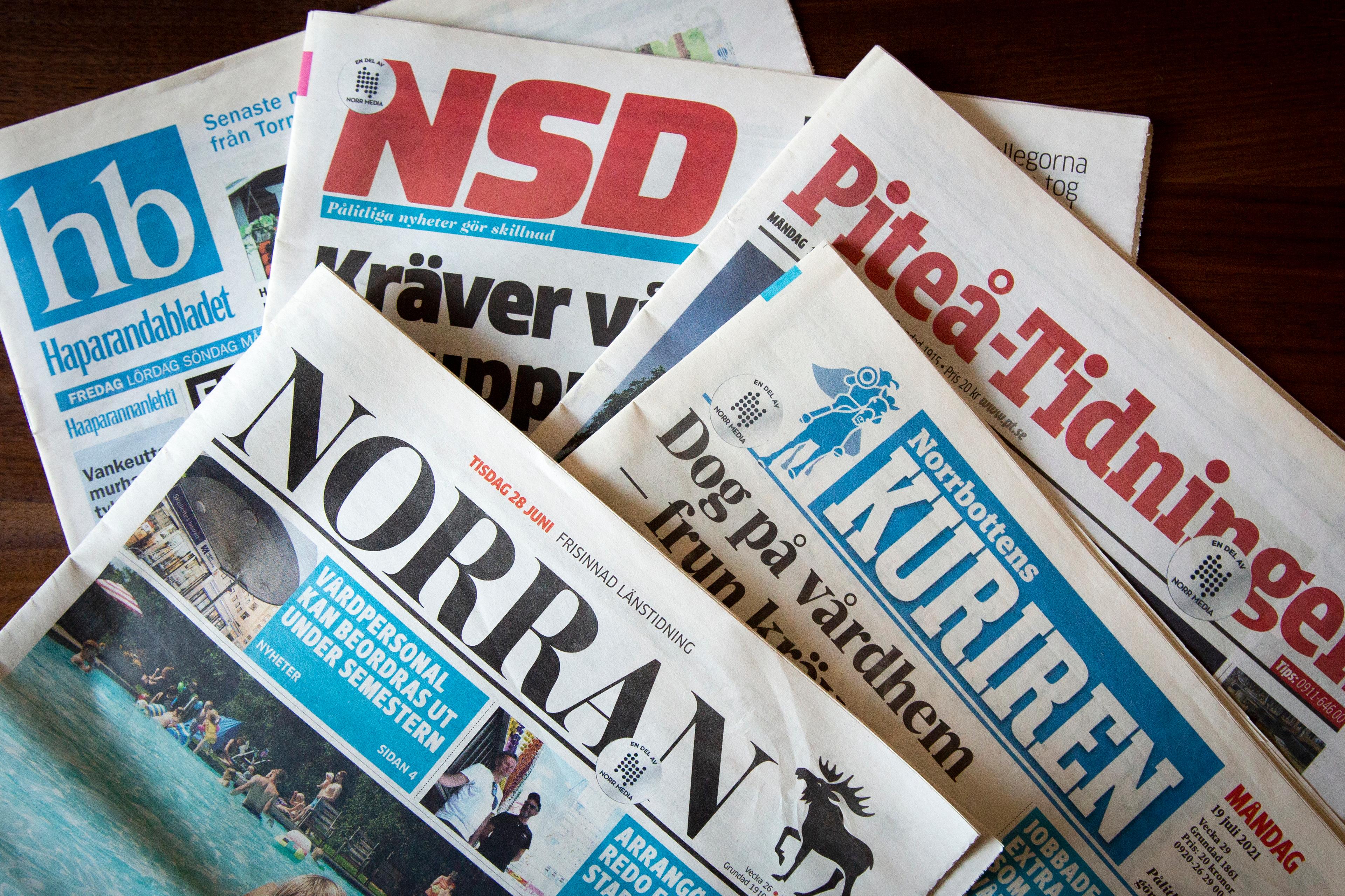 Fyra av tio lokaltidningar skär ner på kulturbevakningen. Arkivbild. Foto: Helena Landstedt/TT
