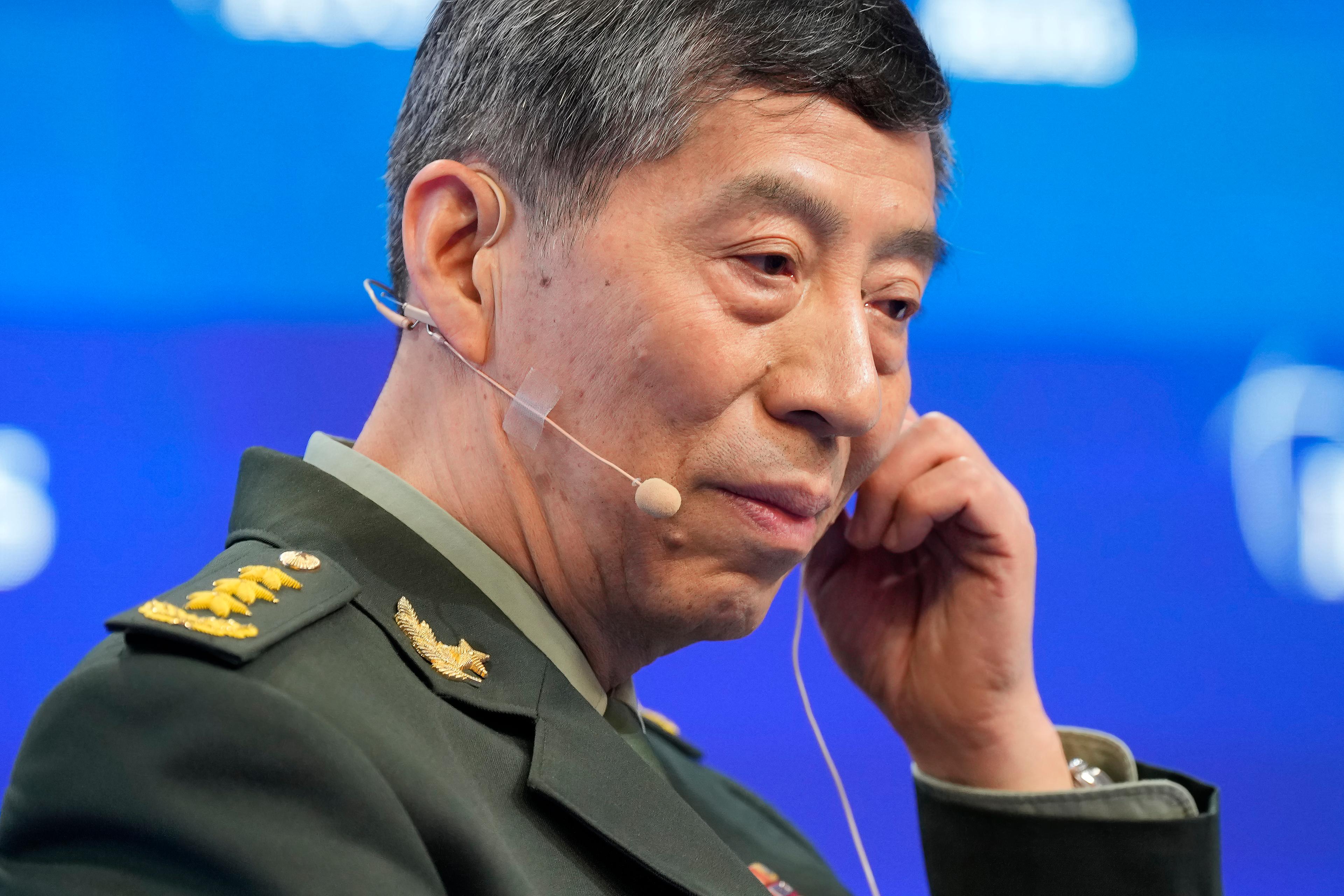 Kinas tidigare försvarsminister Li Shangfu. Arkivbild. Foto: Vincent Thian/AP/TT