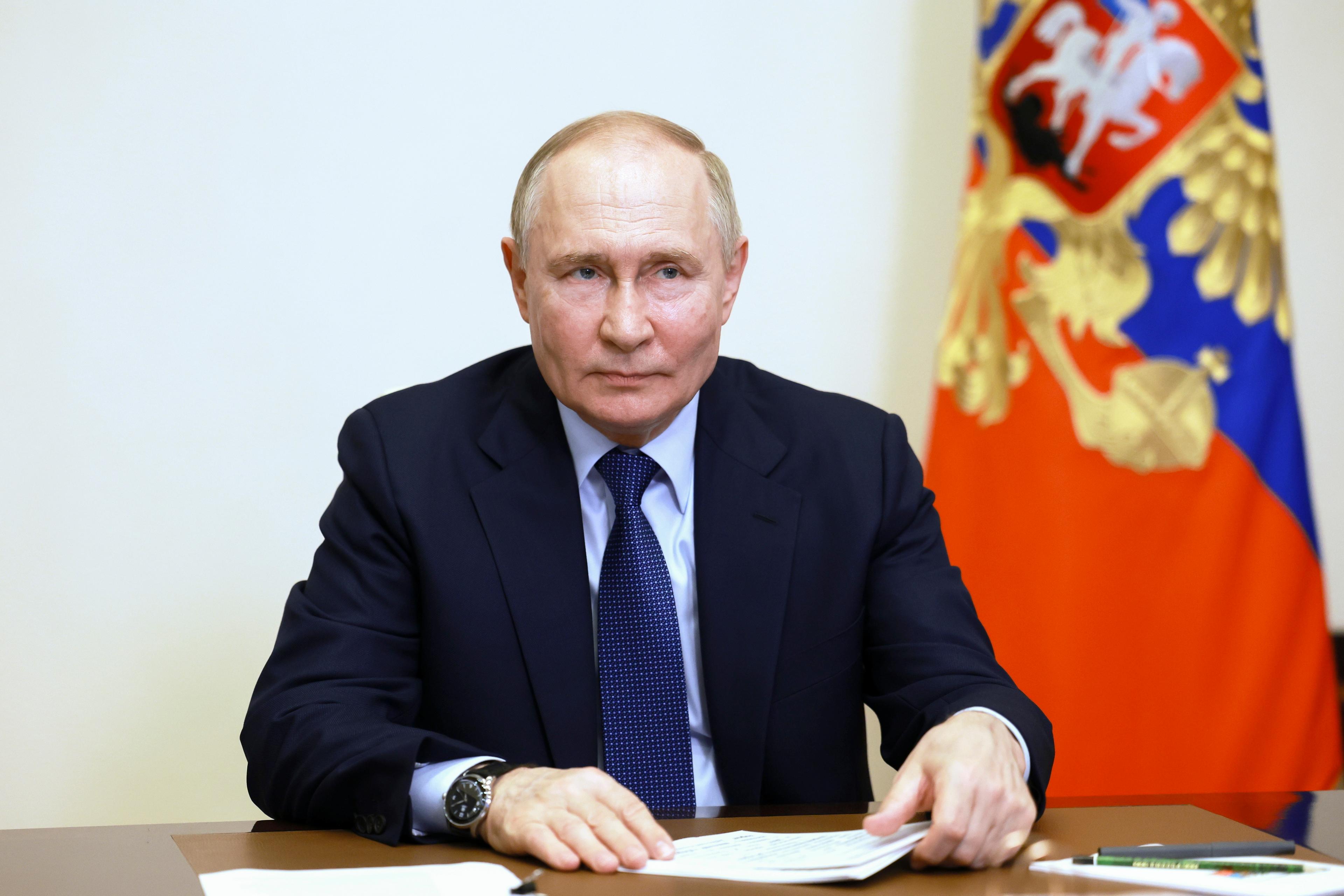 Rysslands president Vladimir Putin. Foto: Vyacheslav Prokofyev/AP/TT