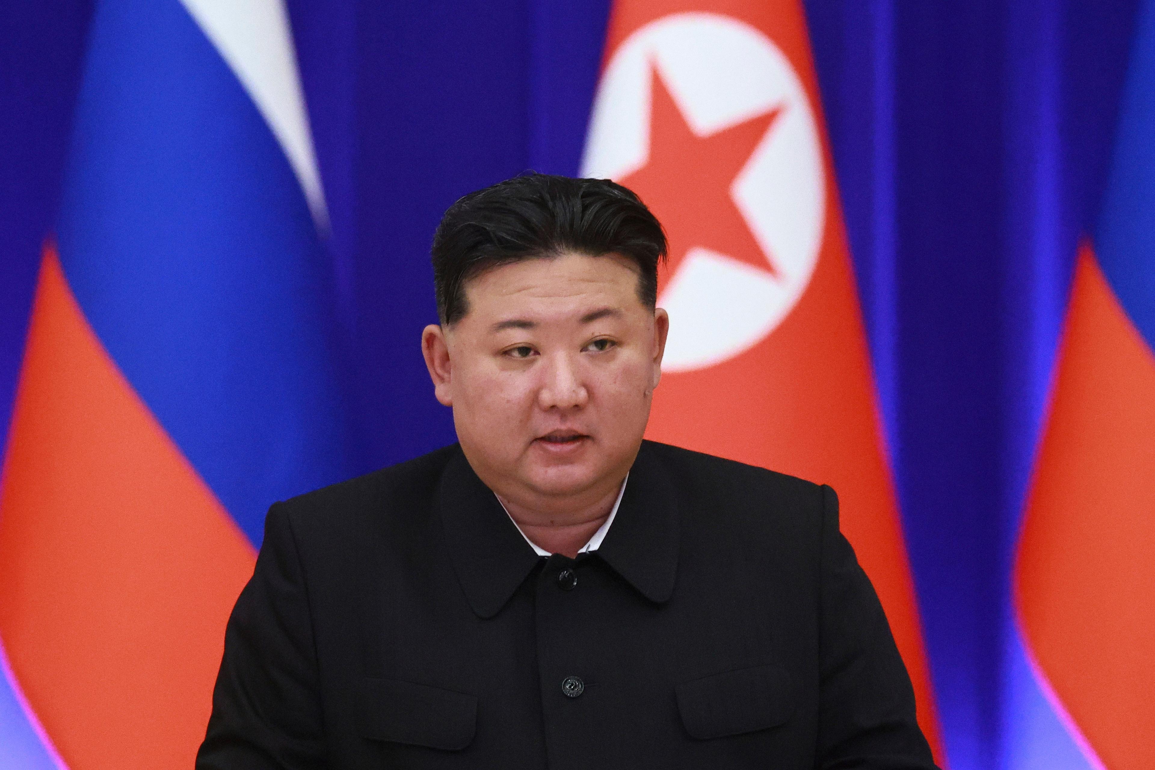 Nordkoreas ledare Kim Jong-Un. Arkivbild. Foto: Vladimir Smirnov/Sputnik/AP/TT