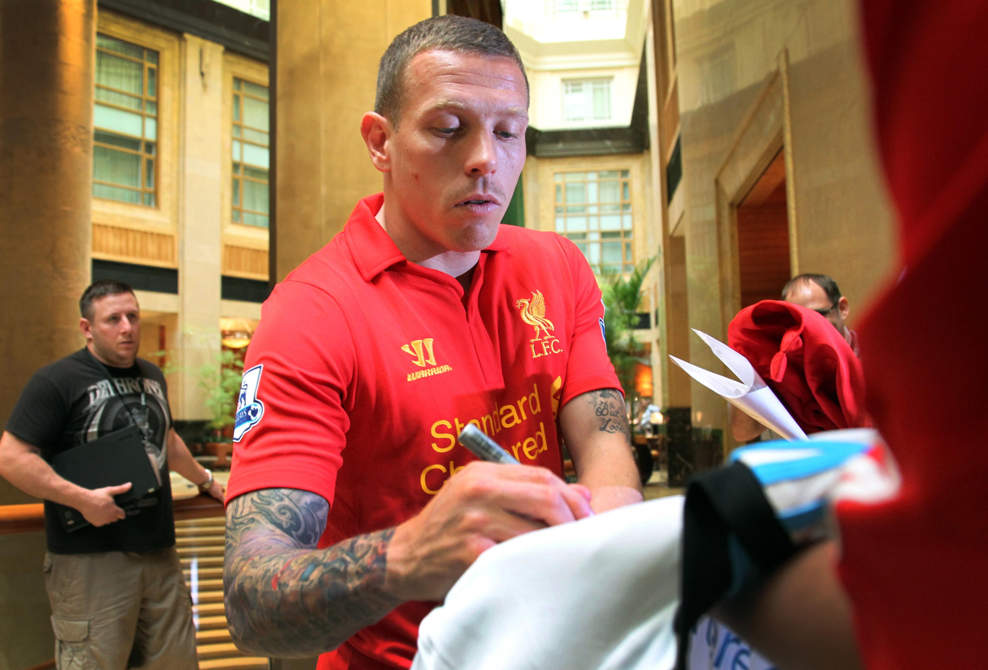 Craig Bellamy under sin tid som spelare i Liverpool. Nu blir han förbundskapten för Wales. Arkivbild. Foto: Wong Maye-E/AP/TT