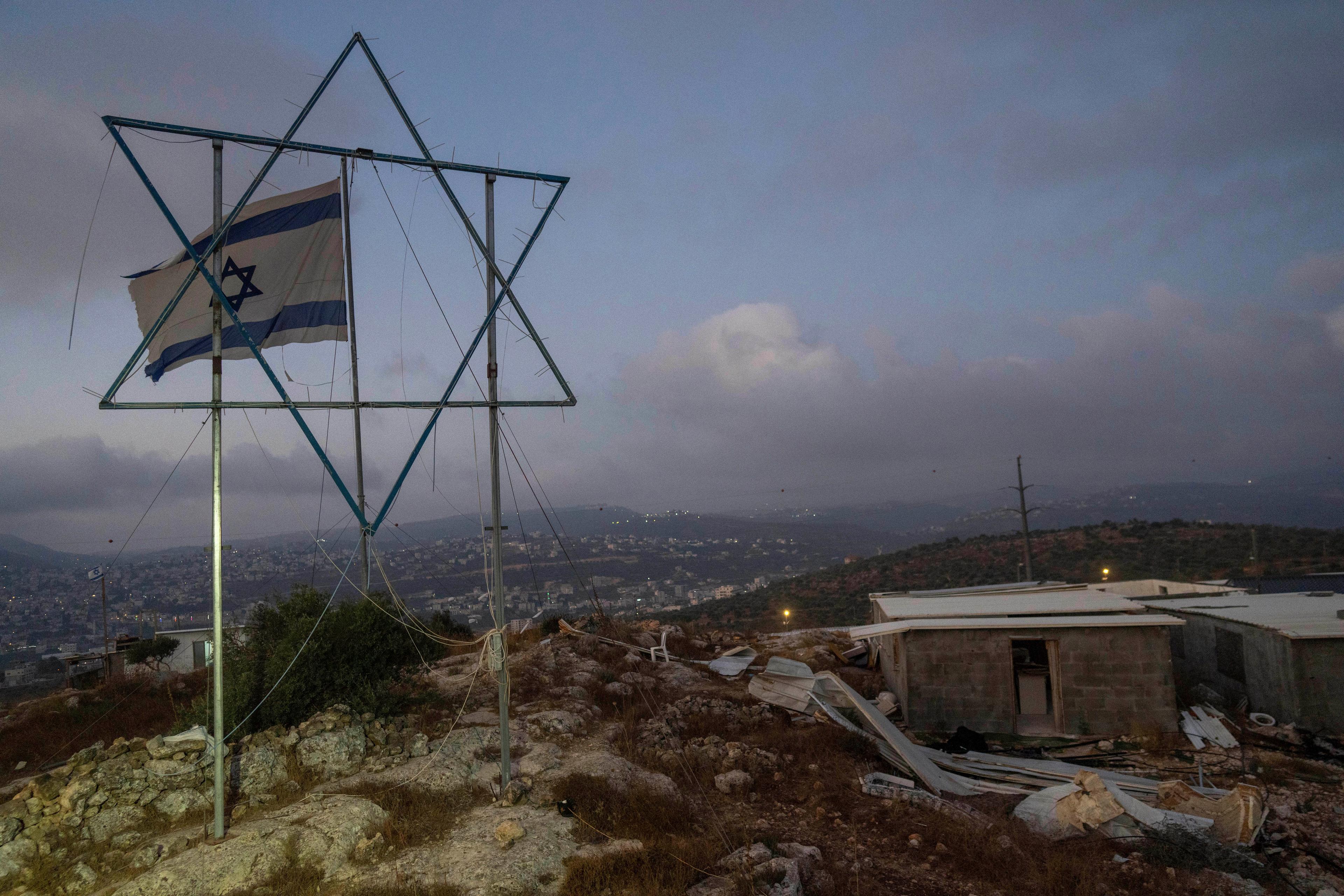 Eviatar-utposten på den av Israel ockuperade Västbanken. Arkivbild. Foto: Ohad Zwigenberg/AP/TT