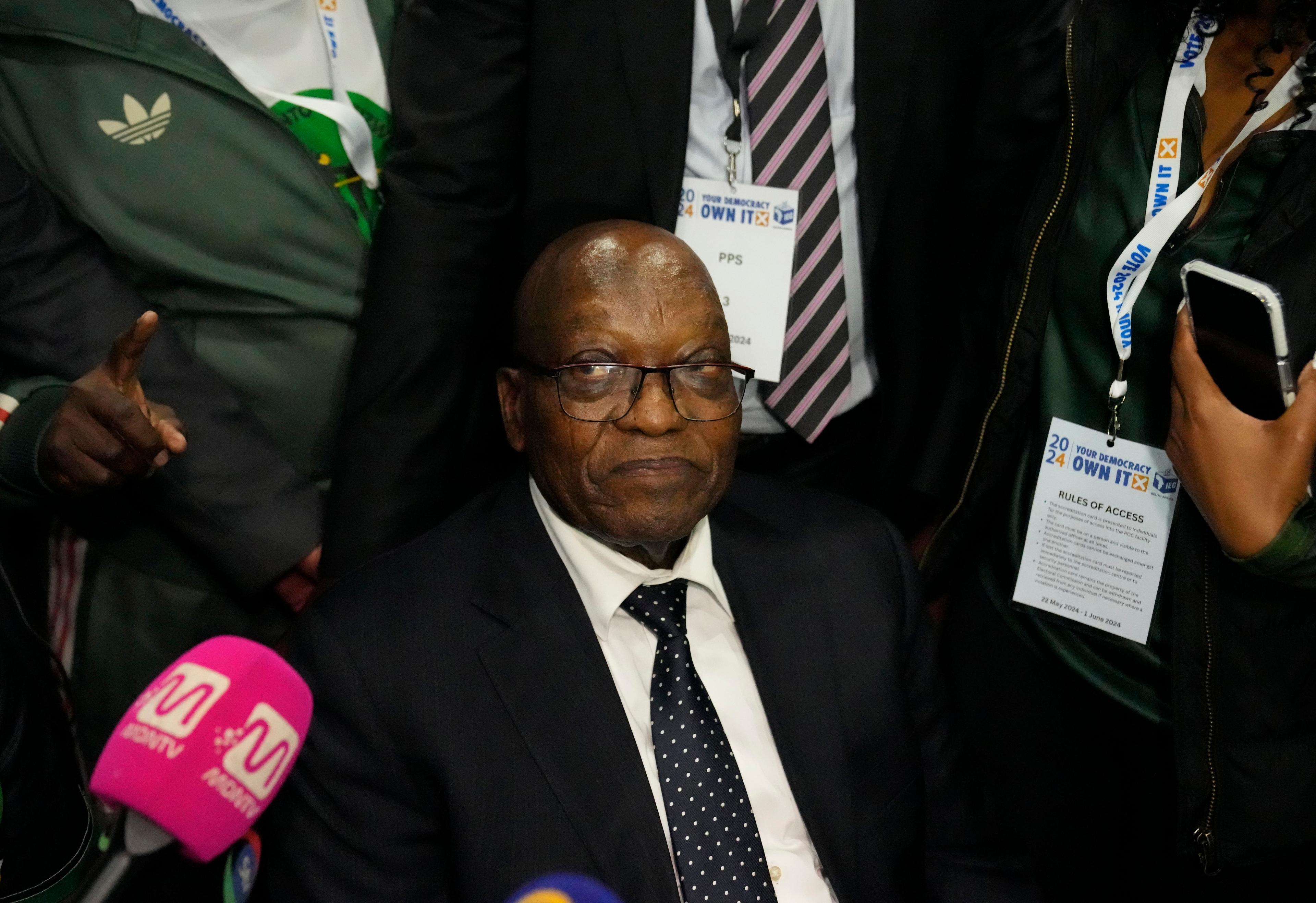 Sydafrikas expresident, Jacob Zuma, utesluts nu definitivt från det statsbärande partiet ANC som han tidigare ledde. Arkivbild. Foto: Themba Hadebe/AP/TT