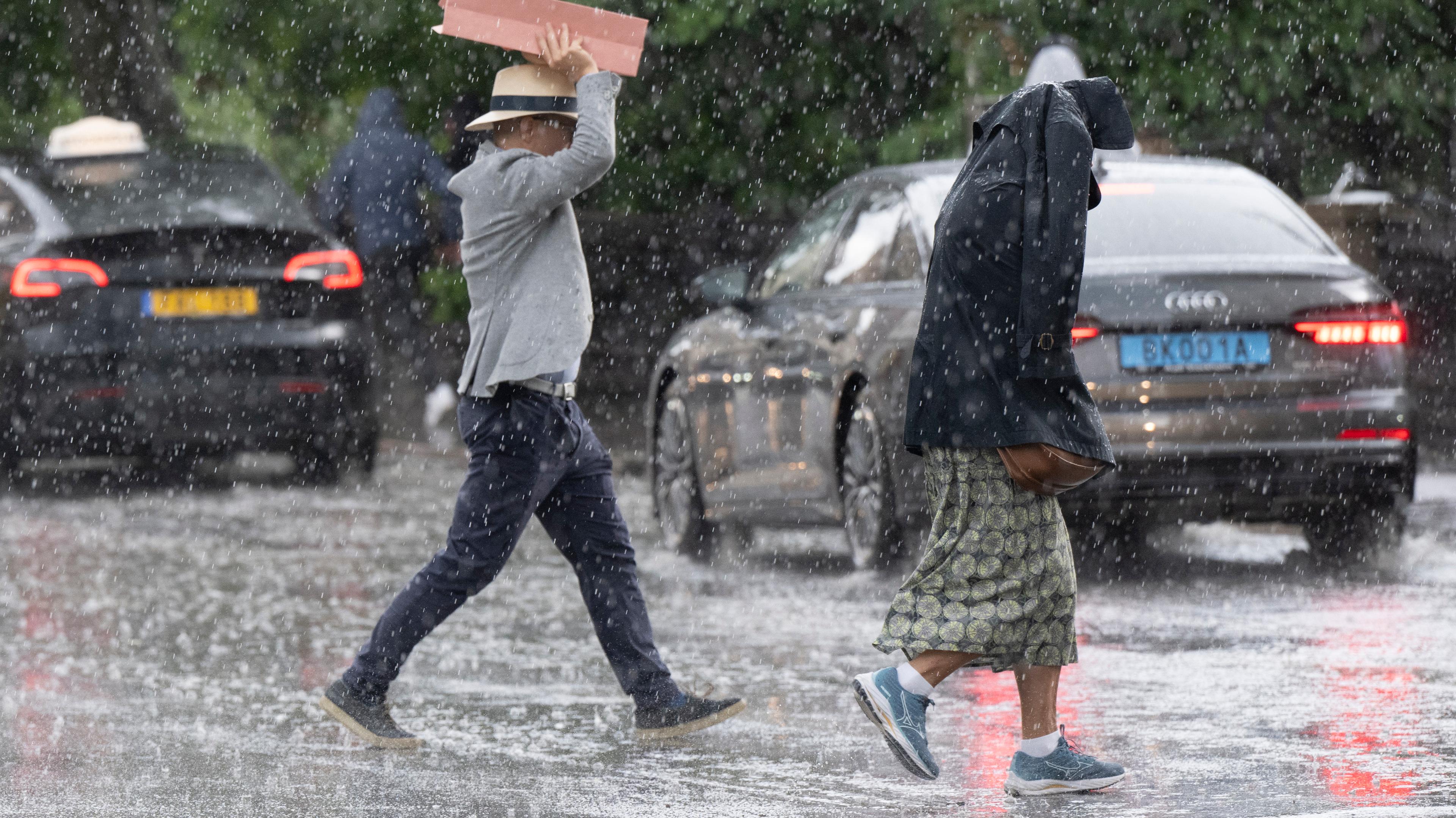 Skyfall drabbade stora delar av Sverige under söndagen. Arkivbild. Foto: Henrik Montgomery/TT