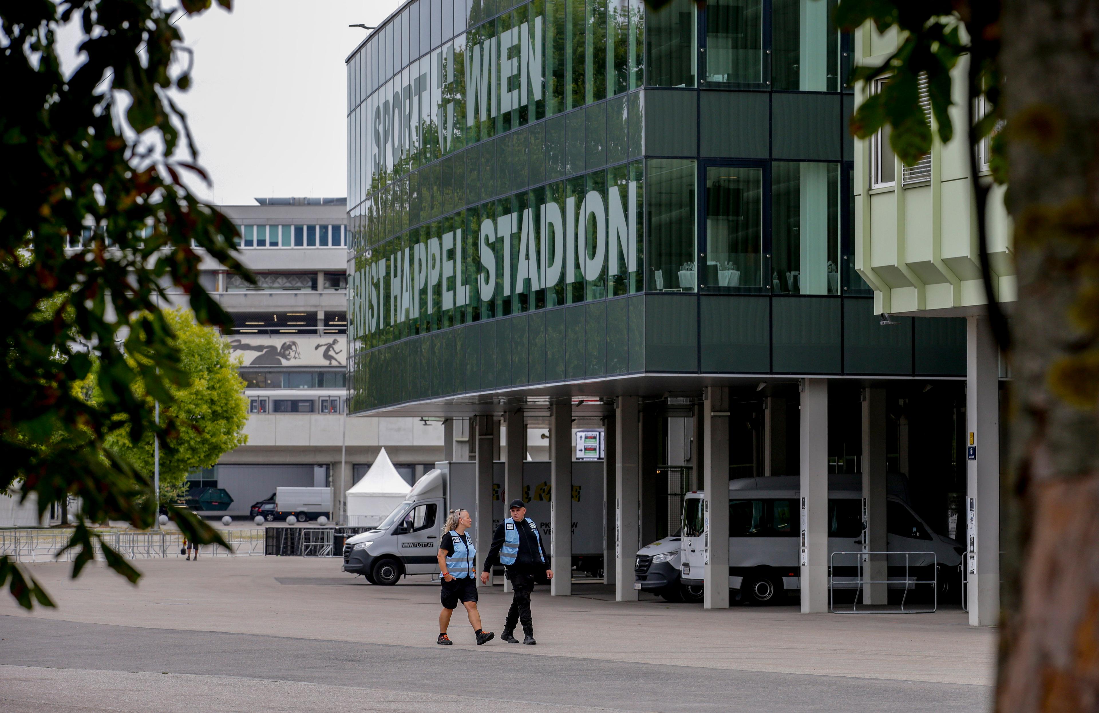 Ytterligare en person gripen för att ha planerat terrordåd mot Taylor Swifts konserter på Ernst Happel stadium i Wien. Arkivbild. Foto: Heinz-Peter Bader/AP/TT