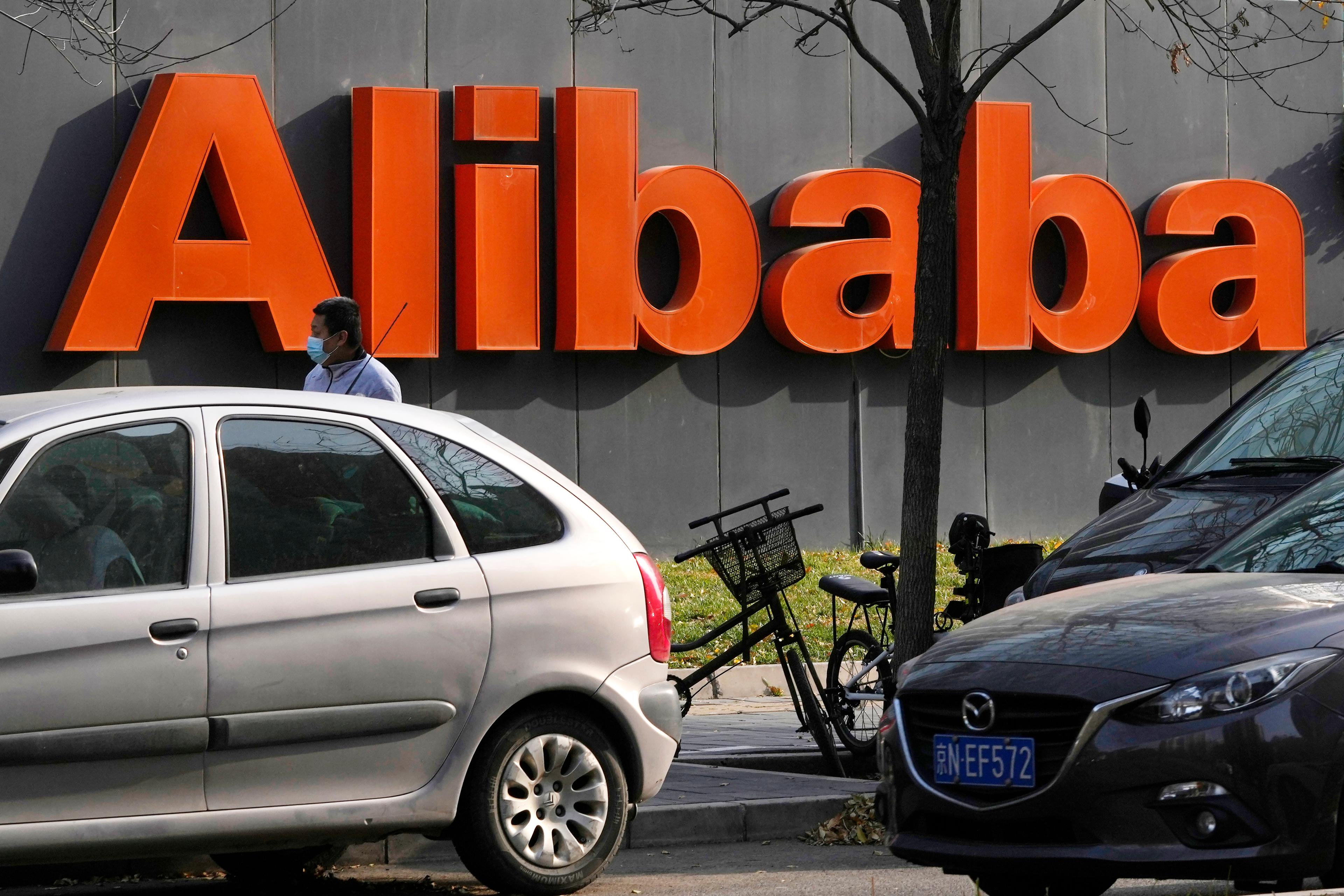 Alibaba lämnar delårssiffror. Arkivbild. Foto: Ng Han Guan AP/TT