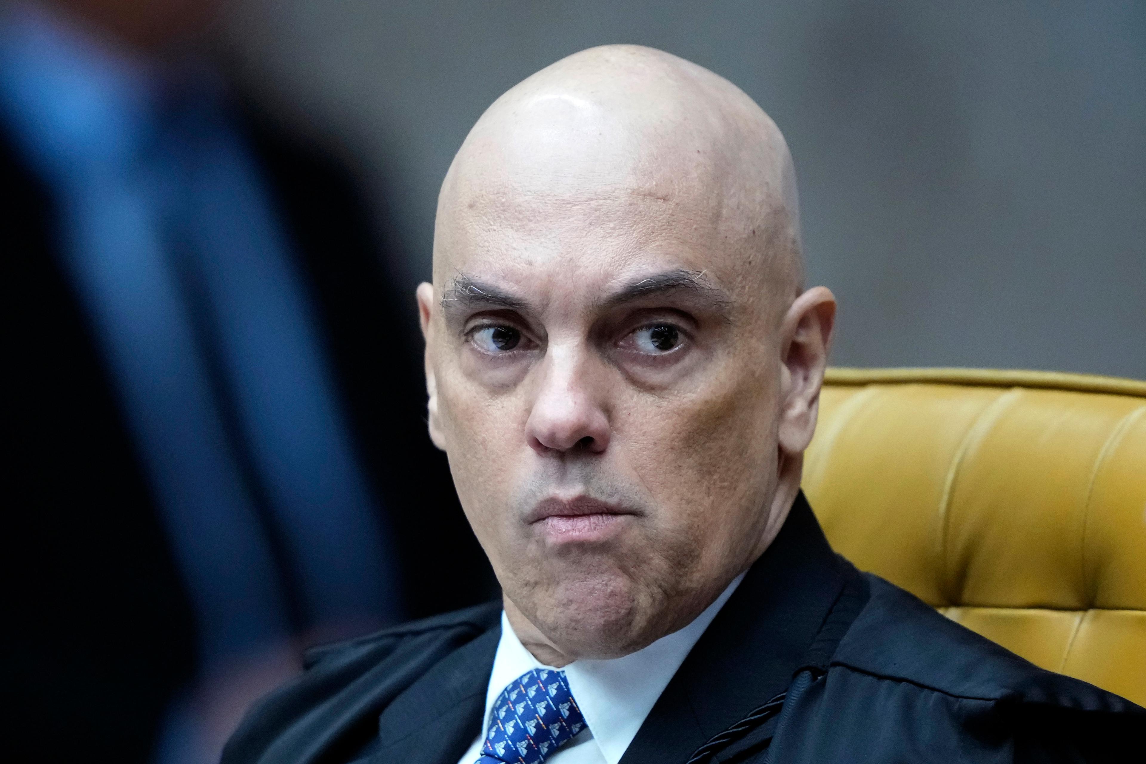 Alexandre de Moraes, domare i Brasiliens högsta domstol. Foto: Eraldo Peres/AP/TT