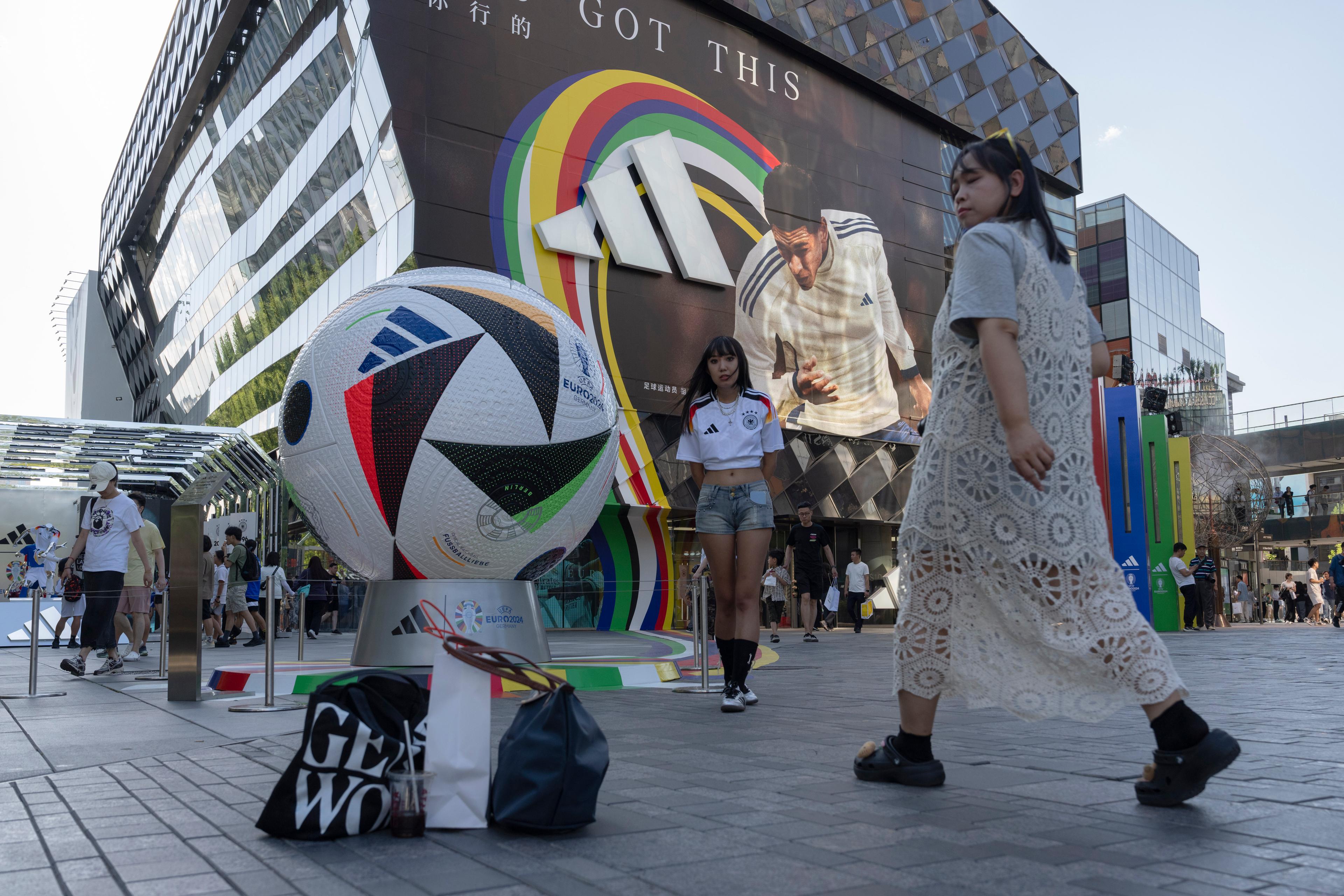 EM i Tyskland 2024 uppmärksammades även i Kina. Arkivbild. Foto: Ng Han Guan/AP/TT