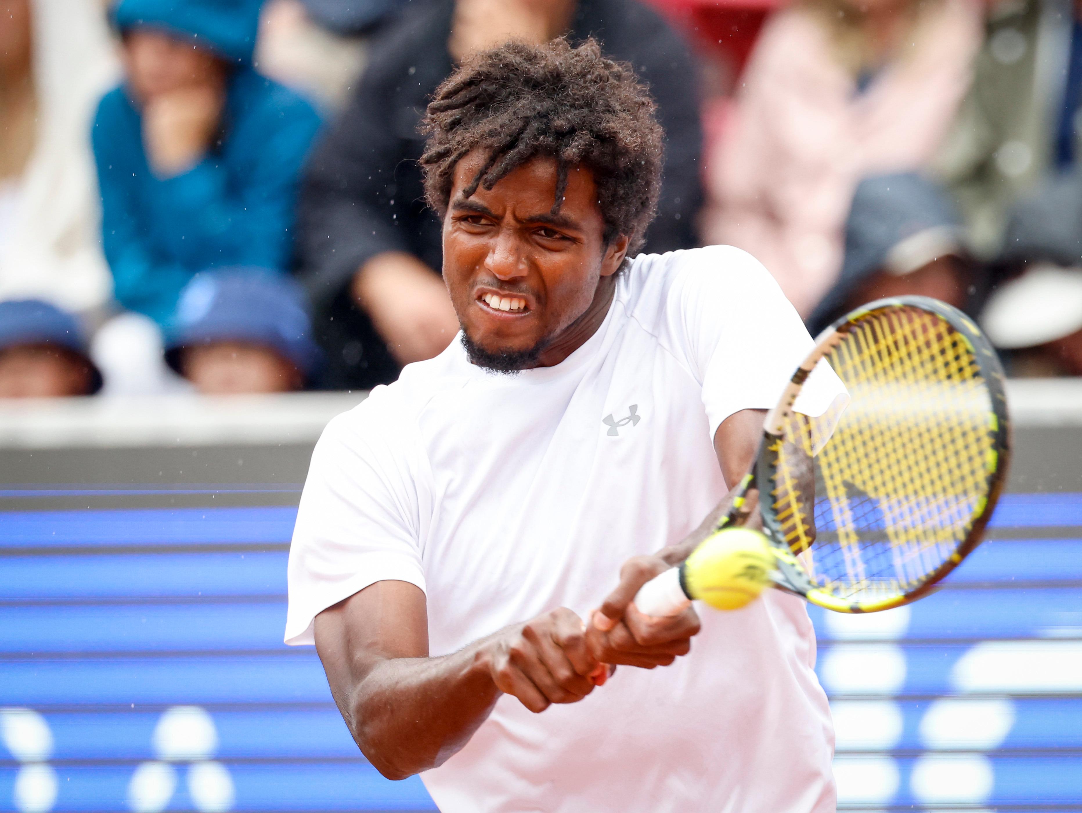 Elias Ymer missar US Open. Arkivbild. Foto: Adam Ihse/TT