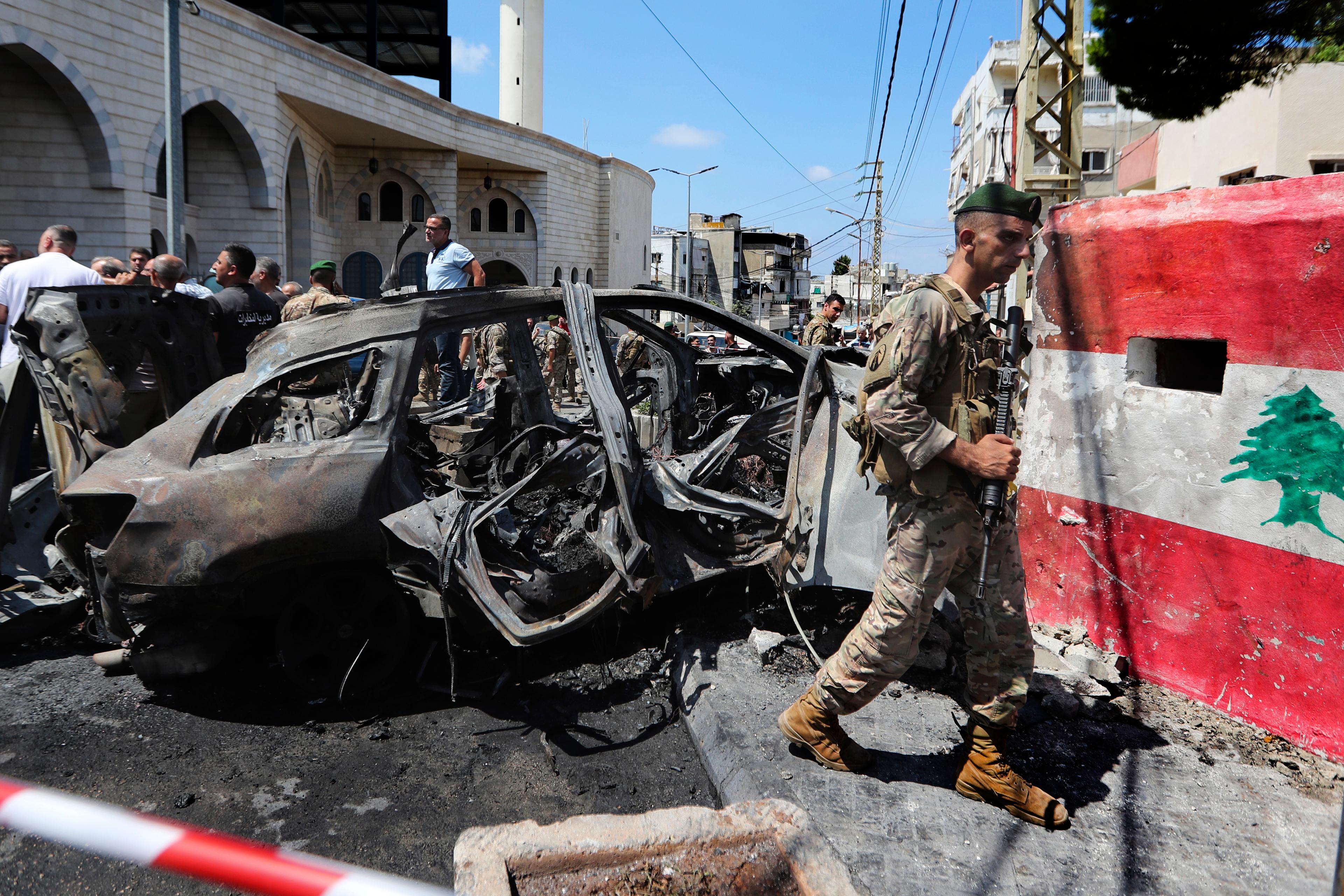 En befälhavare för Fatah-rörelsens väpnade gren har dödats i en attack i södra Libanon. Foto: Mohammad Zaatari/AP/TT