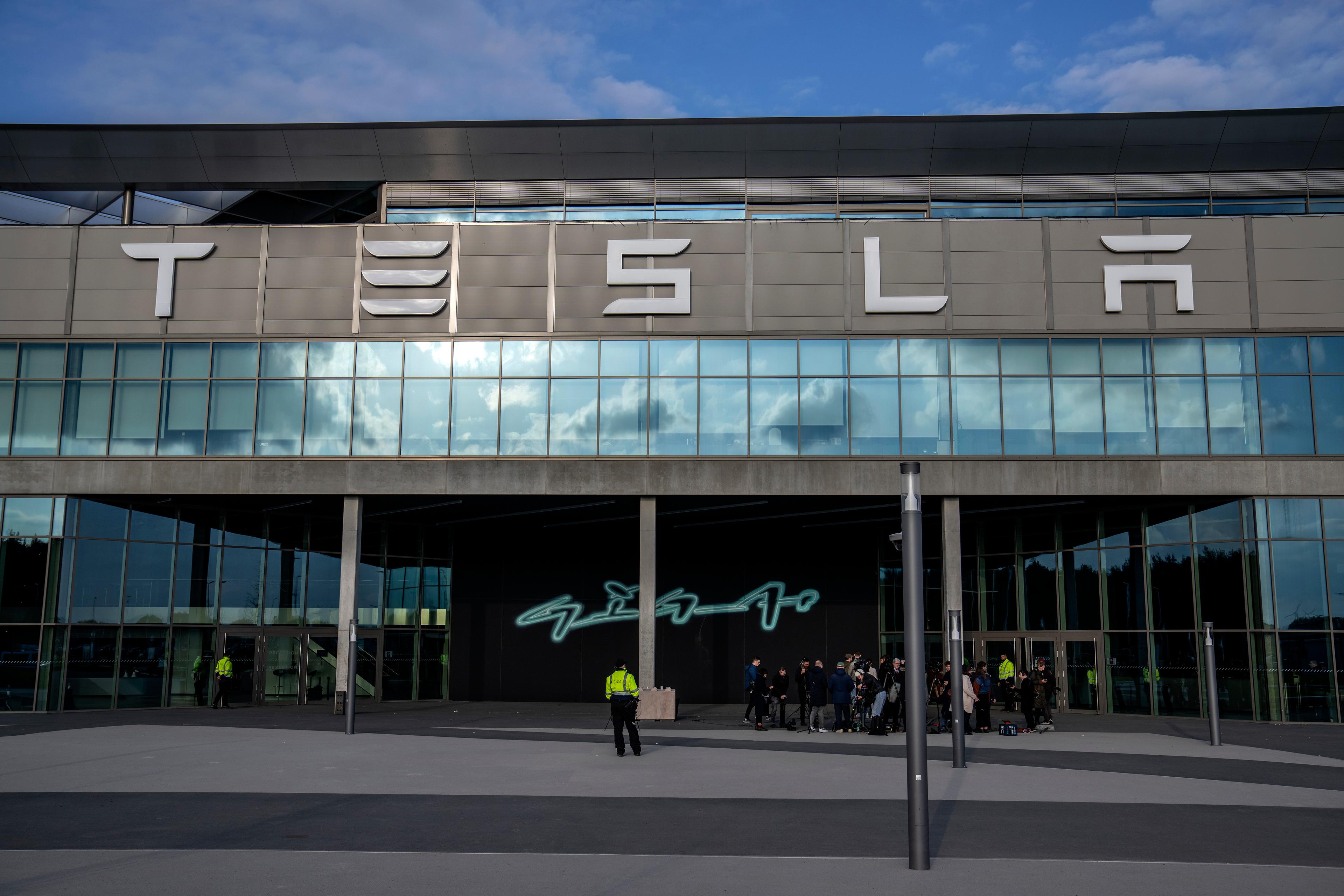 Teslas fabrik utanför Berlin. Arkivbild. Foto: Ebrahim Noroozi/AP/TT