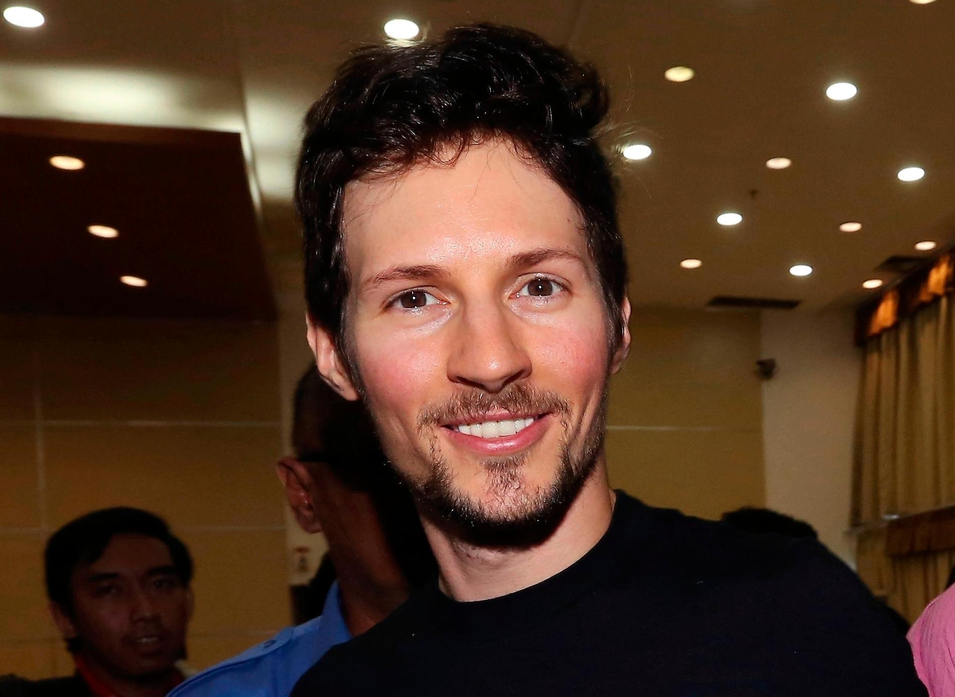 Arkivbild på Telegramgrundaren Pavel Durov. Foto: Tatan Syuflana/AP/TT