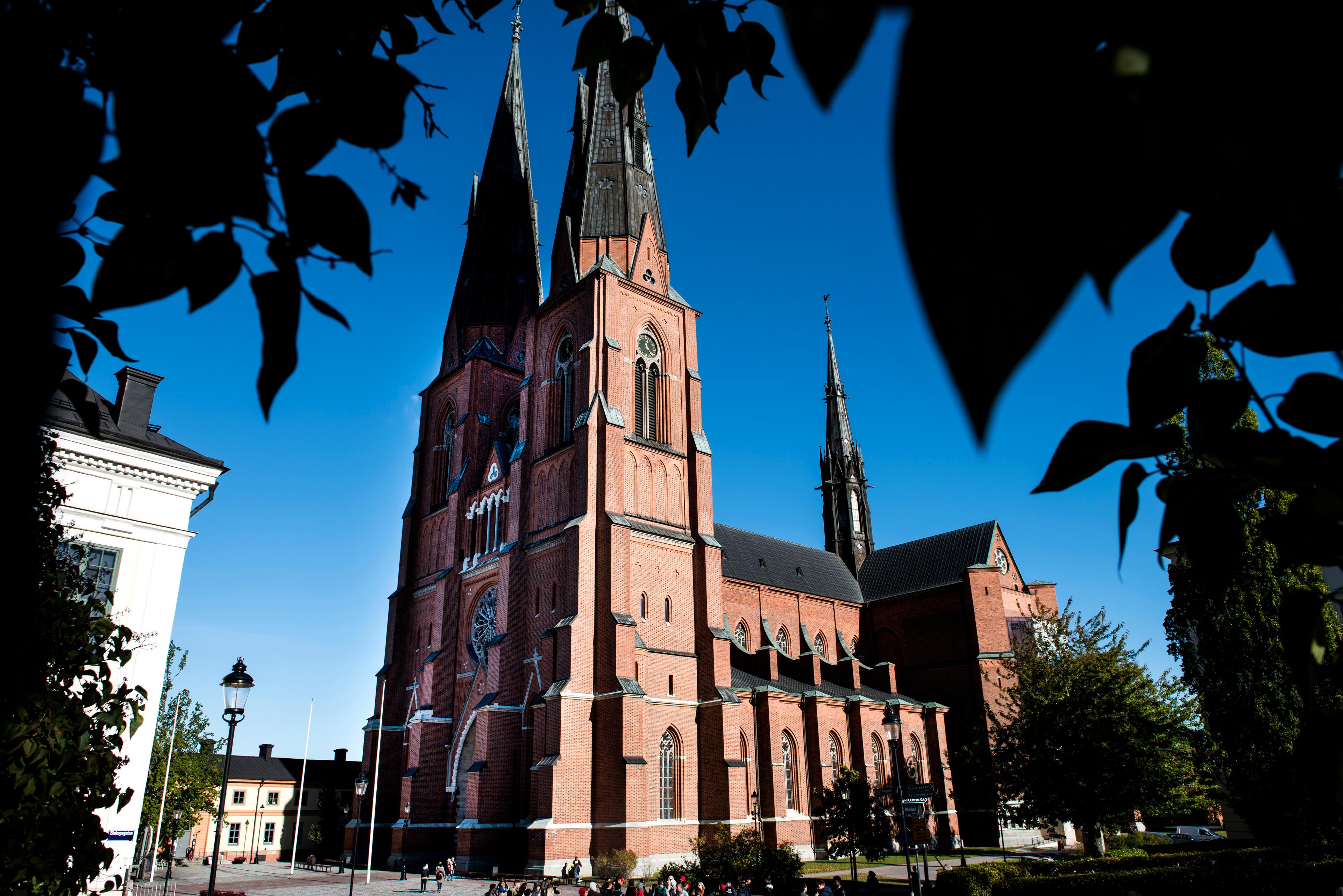 Uppsala, med bland annat domkyrkan, har renast luft i Europa. Arkivbild. Foto: Pontus Lundahl/TT