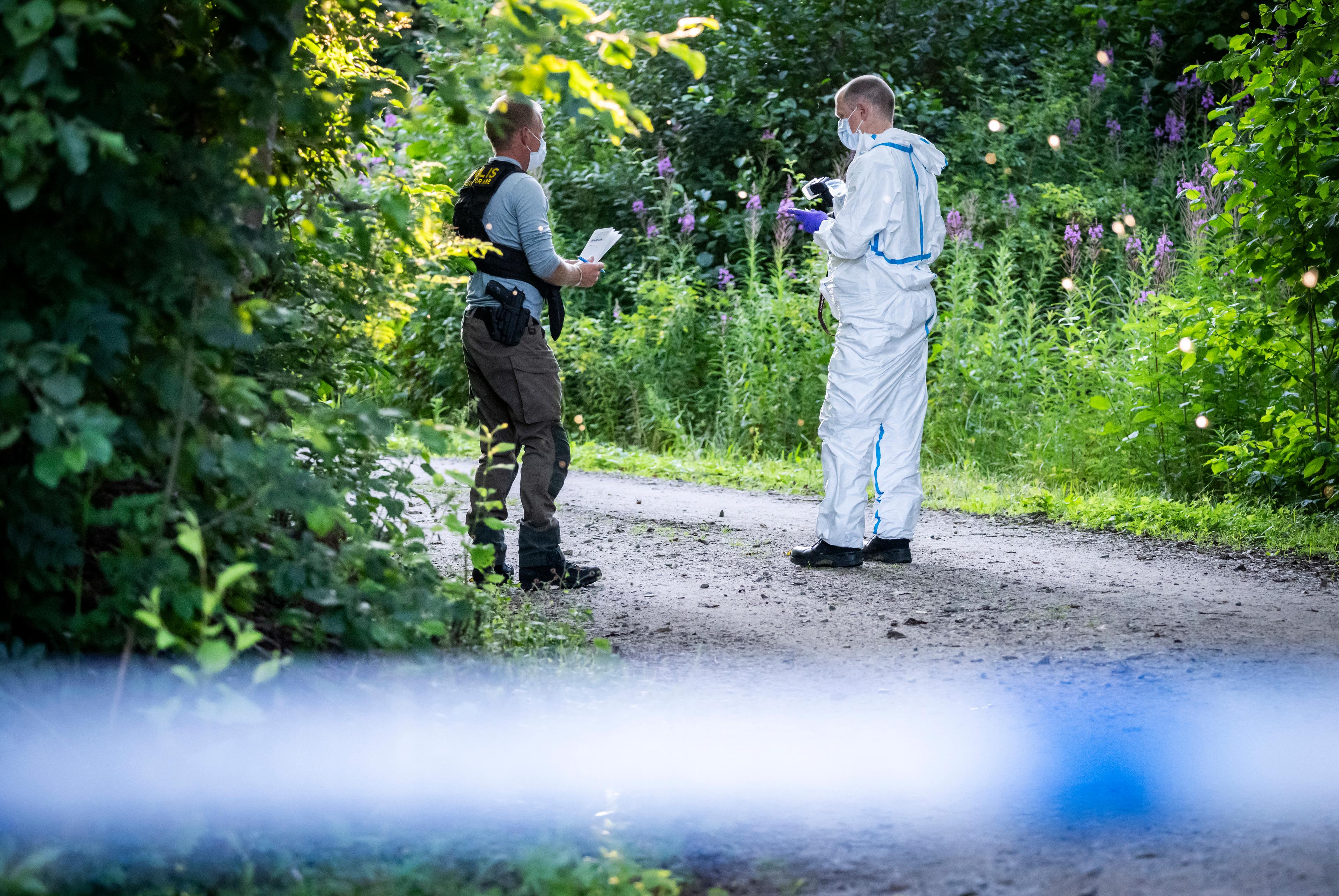 Två personer hittades mördade i en utbränd bil i Malmö i mitten av juli. Arkivbild. Foto: Johan Nilsson/TT