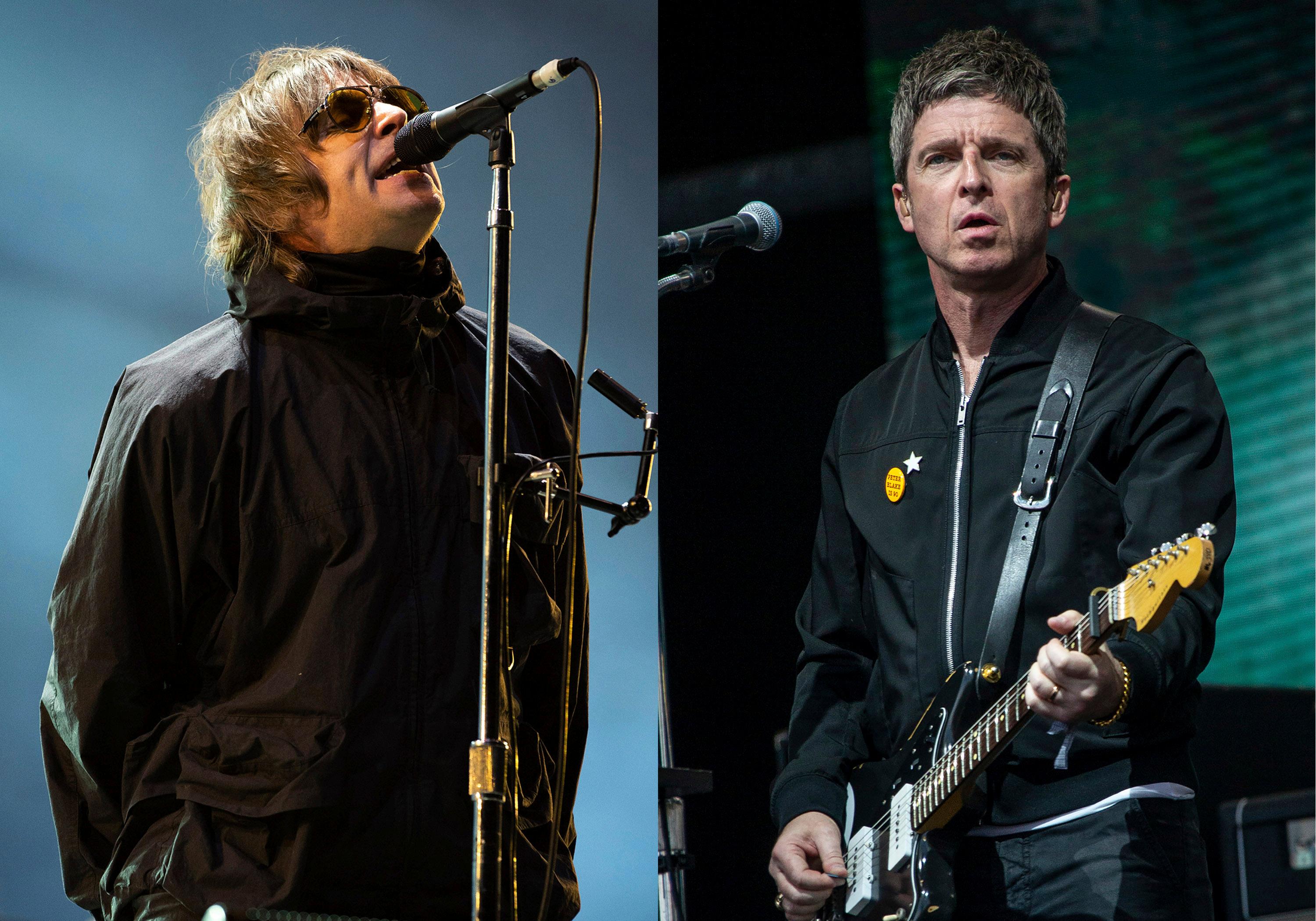 Liam Gallagher och Noel Gallagher ska återförena Oasis. Arkivbild/montage. Foto: AP/TT