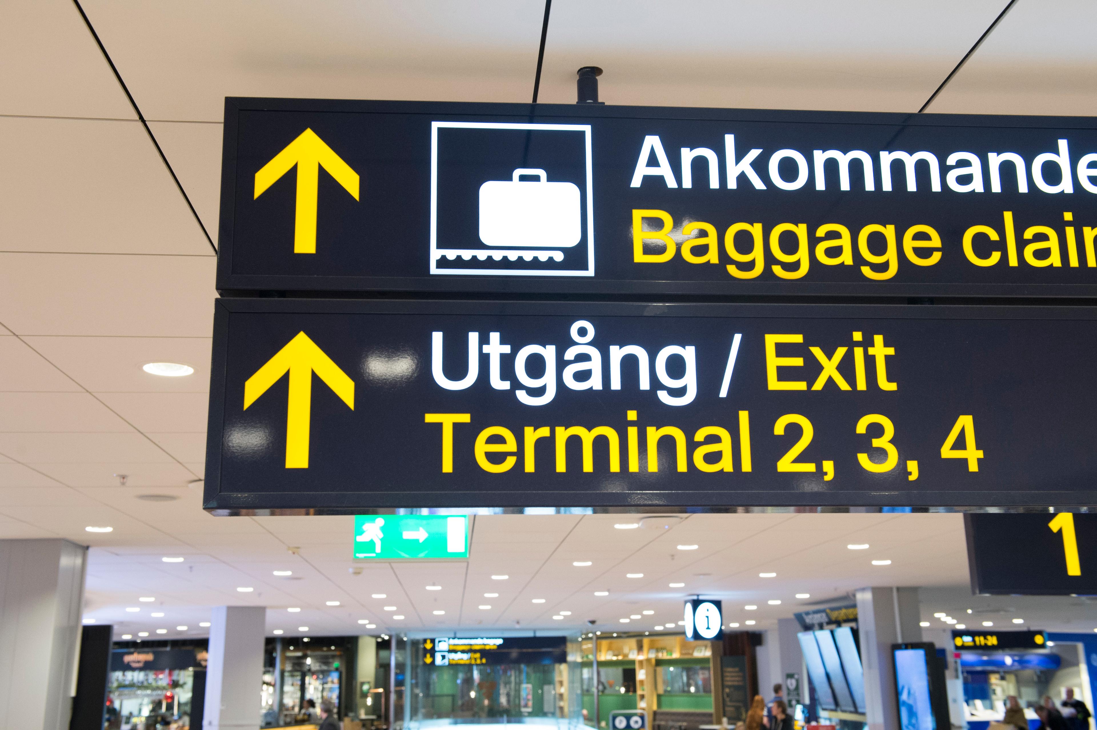 Mannen greps på Arlanda. Arkivbild. Foto: Fredrik Sandberg/TT