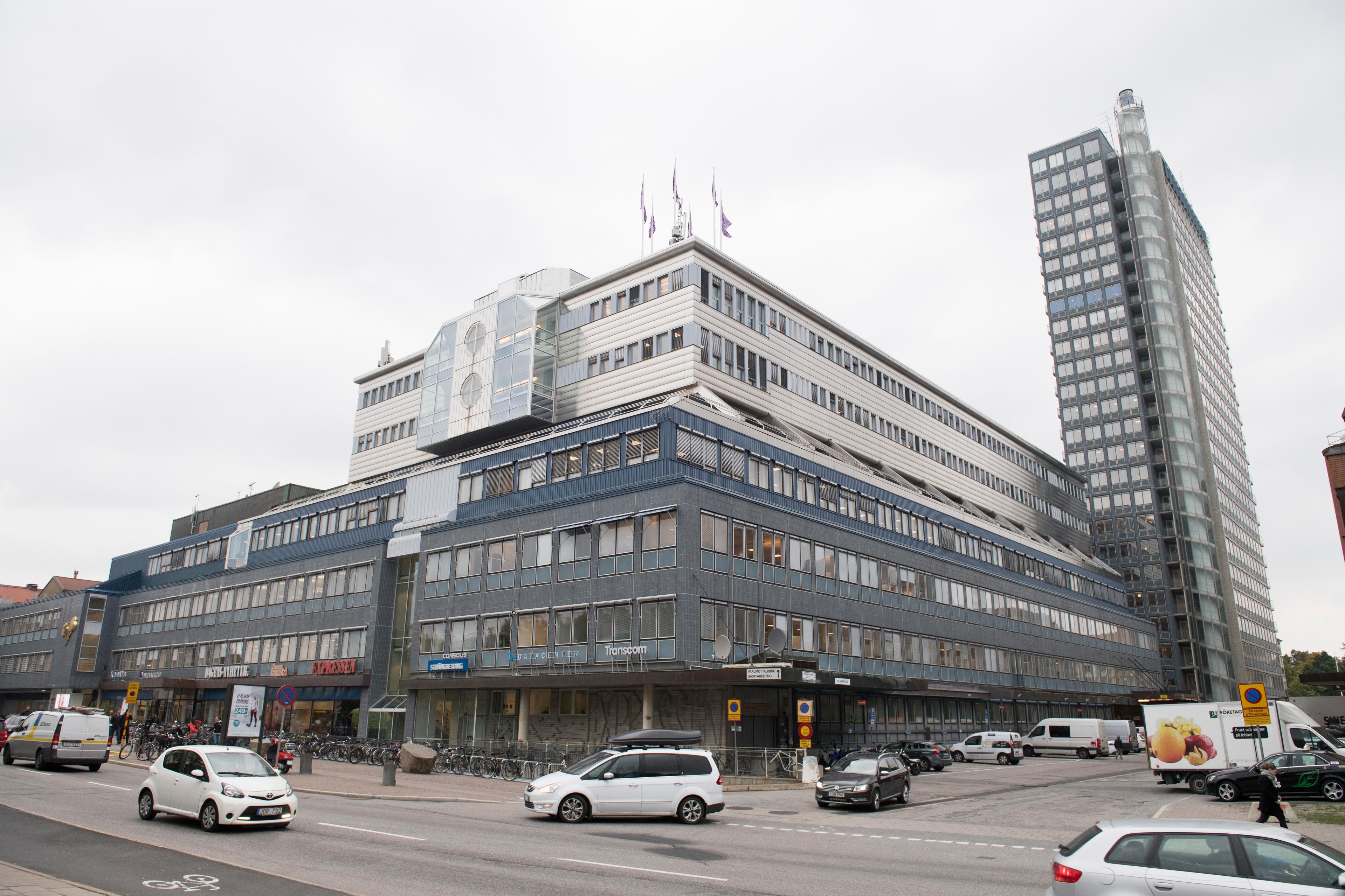 Tidningshuset i Marieberg, Stockholm, med DN-skrapan. Arkivbild. Foto: Henrik Montgomery/TT