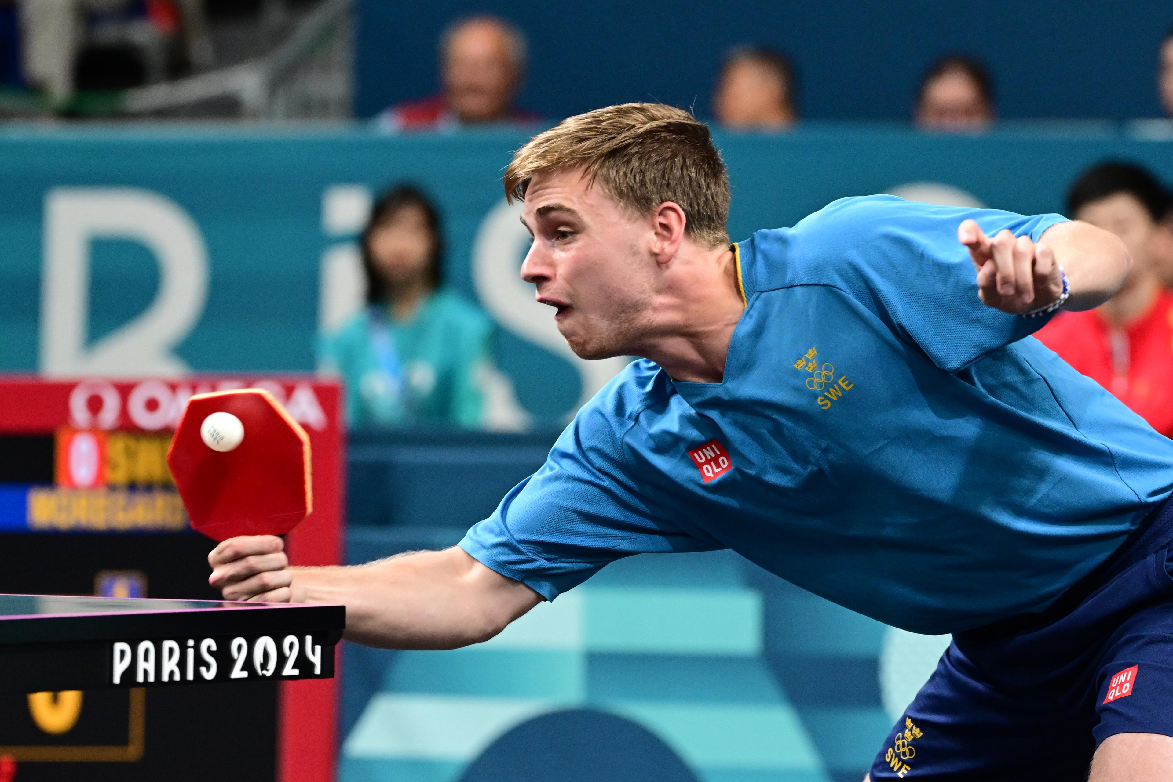 Pingisstjärnan Truls Möregårdh är klar för kvartsfinal i en internationell tävling i Macao. Arkivbild. Foto: Jonas Ekströmer/TT