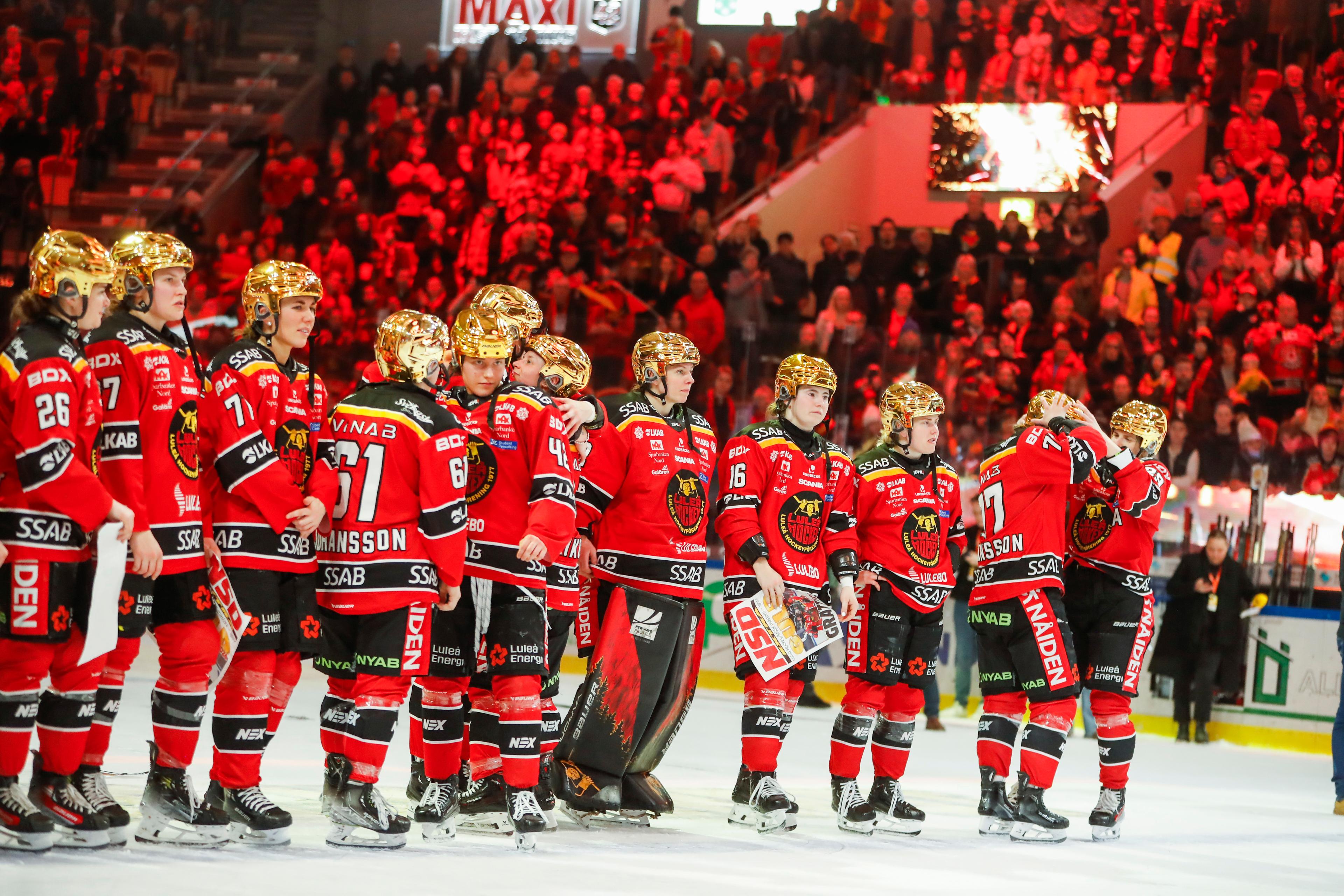 Luleå är regerande svenska mästare. Arkivbild. Foto: Pär Bäckström/TT