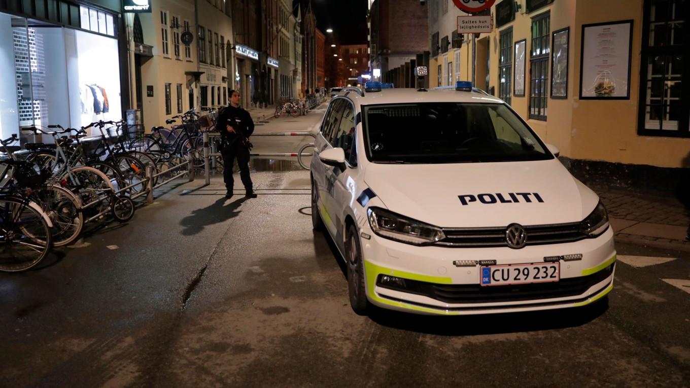 Dansk polis den 2 november 2020. Foto: Olafur Steinar Gestsson/Ritzau Scanpix/AFP via Getty Images