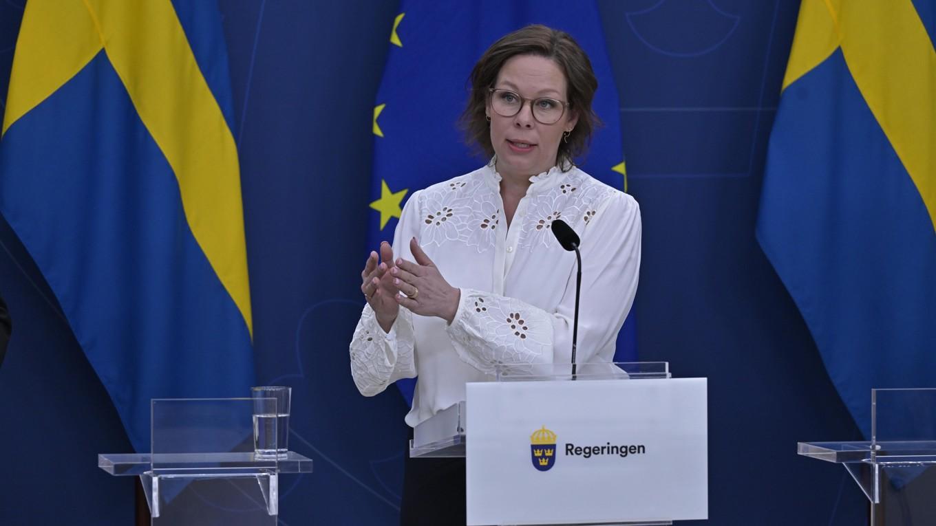 Migrationsminister Maria Malmer Stenergard (M). Foto: Roger Sahlström