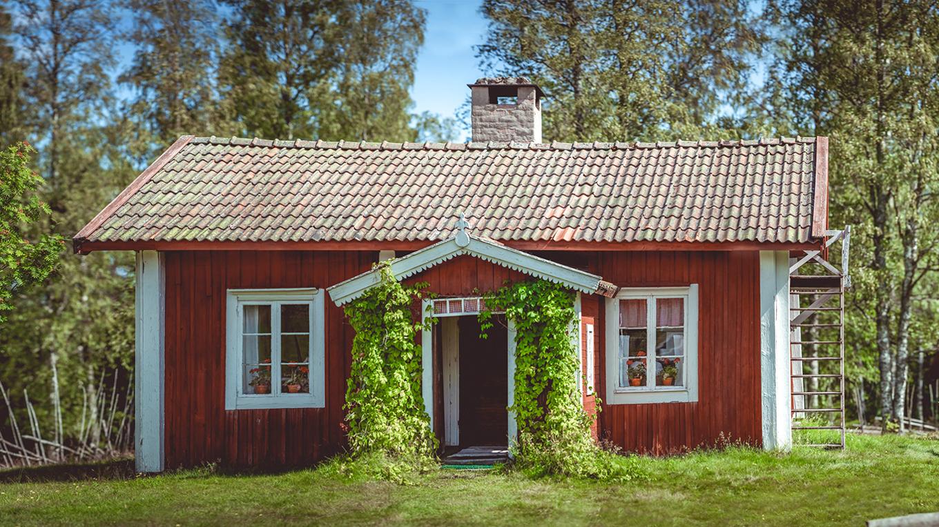 Luossastugan var Dan Anderssons hem mellan 1912 och 1915. Stugan finns kvar, och där hålls årligen event för att hedra Dan Anderssons minne.
Foto: visitdalarna.se