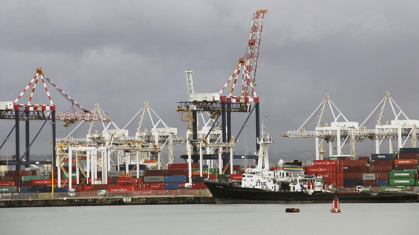 Hamnen i Durban, Sydafrika. Sydafrika har blivit ett viktigt transitland för både narkotika och prekursorer för         tillverkning av narkotika. Foto: Jean Liou/AFP via Getty Images