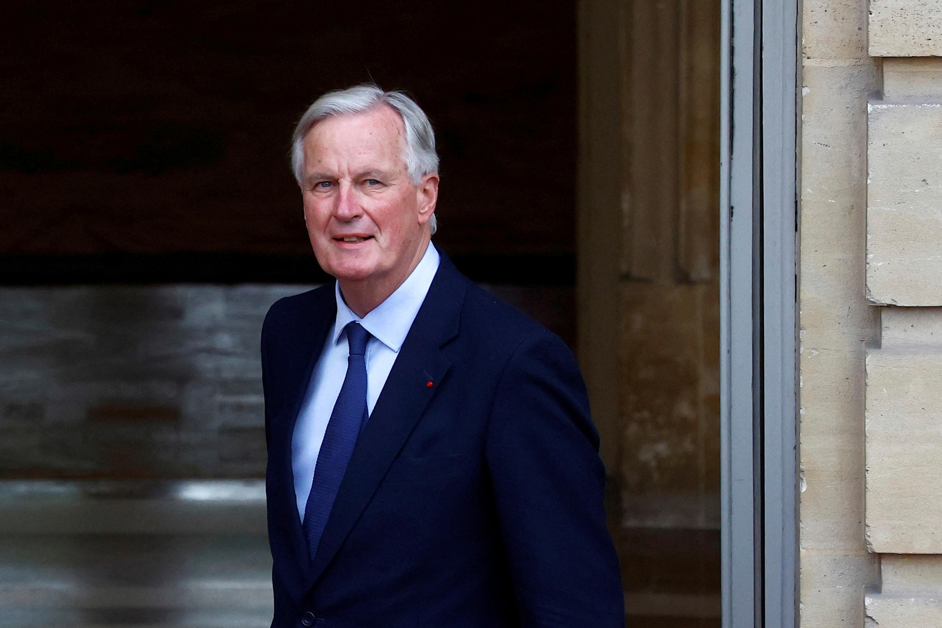 Frankrikes premiärminister Michel Barnier. Arkivbild. Foto: Sarah Meyssonnier/AP/TT