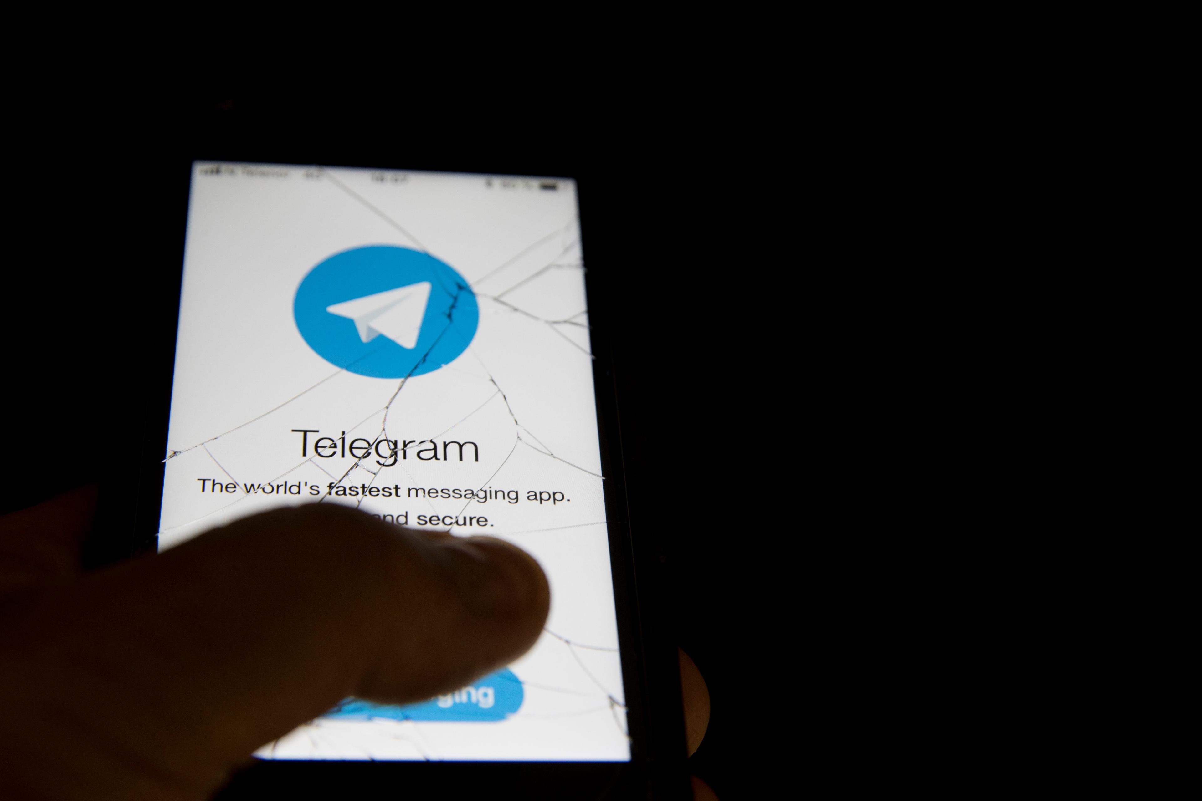 Kriminella lämnar meddelandeappen Telegram efter grundarens besked att lämna ut uppgifter till berörda myndigheter. Arkivbild. Foto: Terje Pedersen/TT