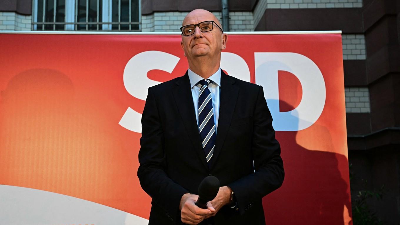 SPD-företrädaren och delstatschefen Dietmar Woidke. Foto: Tobias Schwarz/AFP via Getty Images