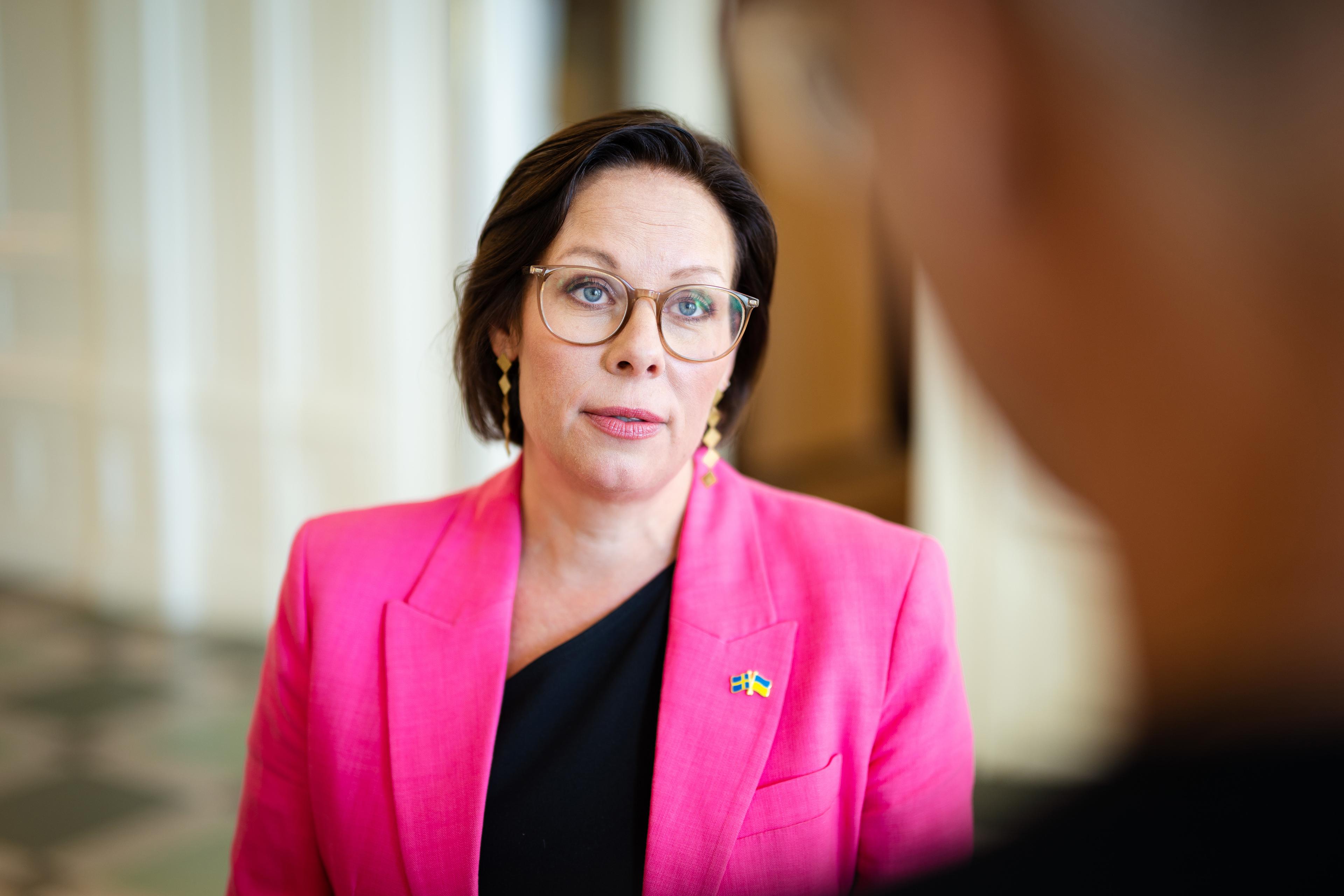 Utrikesminister Maria Malmer Stenergard (M). Arkivbild. Foto: Magnus Lejhall/TT