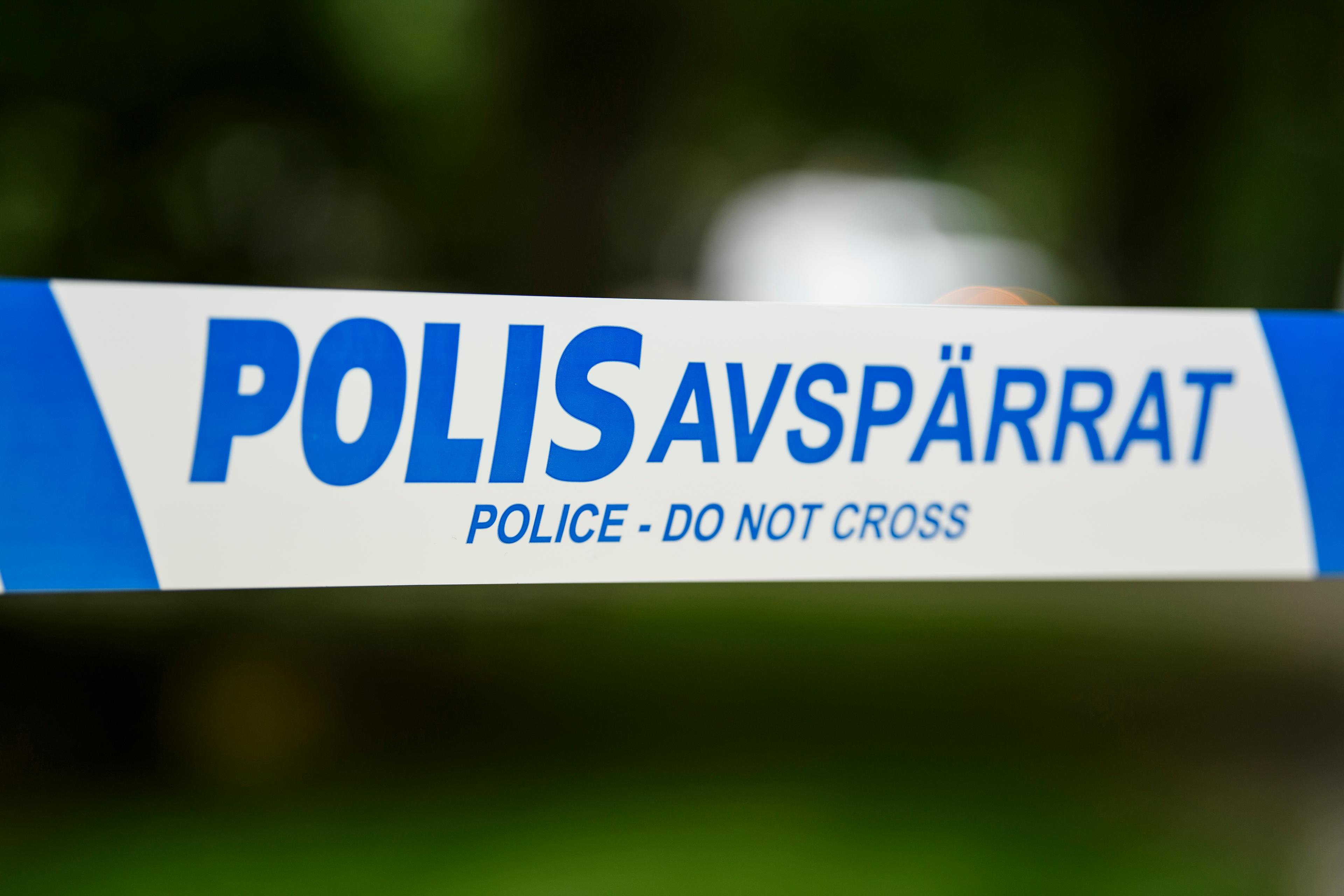 En polisinsats pågår i Linköping efter ett våldsbrott. Arkivbild. Foto: Oscar Olsson/TT