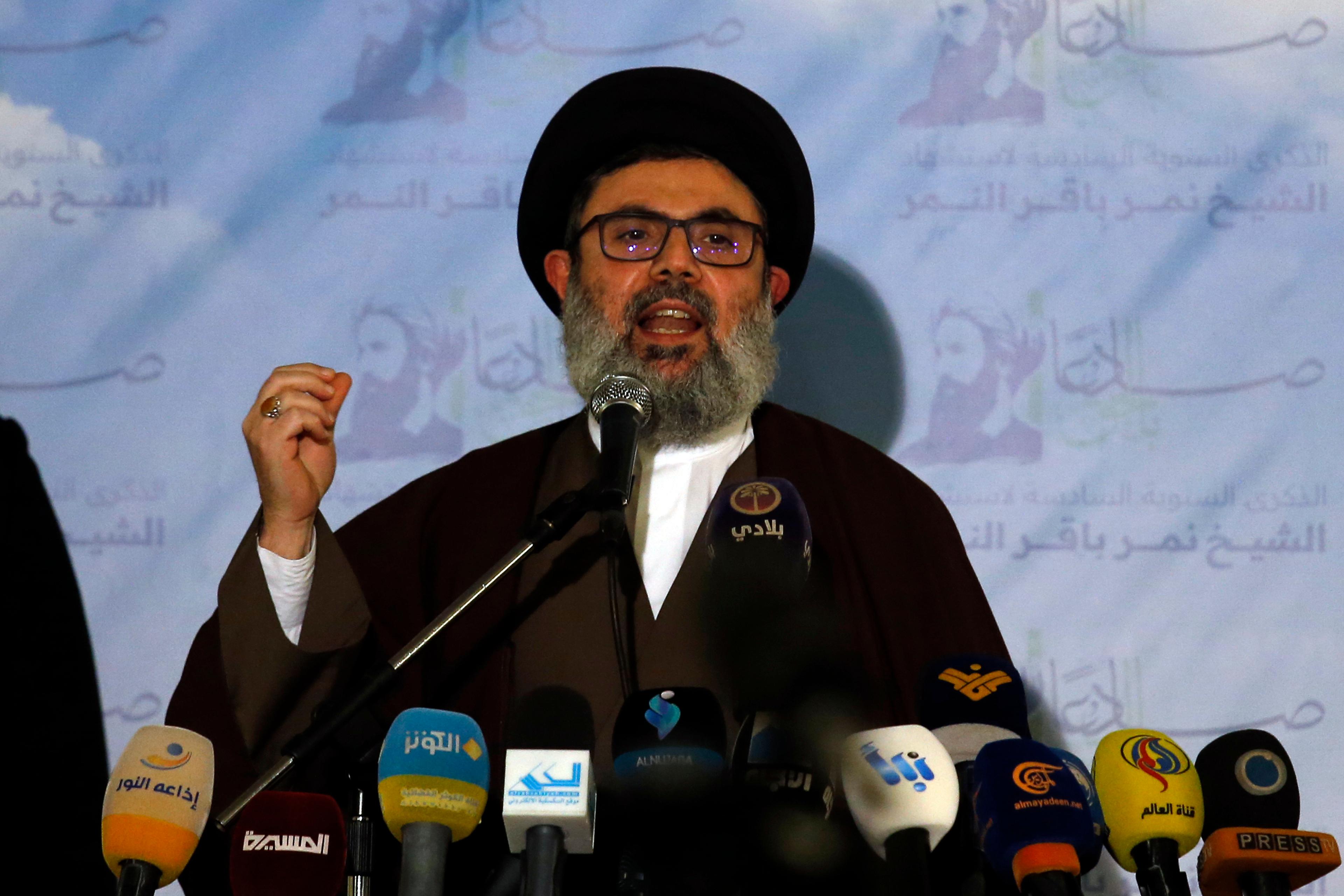 Hizbollah-toppen Hashem Safieddine har dödats. Arkivbild. Foto: Bilal Hussein/AP/TT