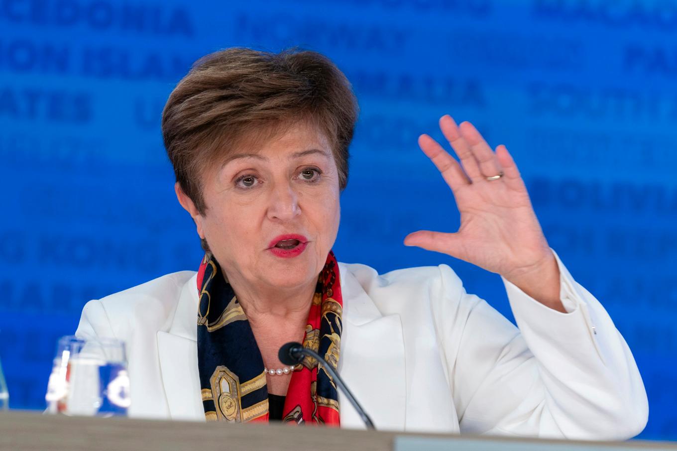 IMF:s chef Kristalina Georgieva i april i år. Foto: Jose Luis Magana/AP/TT