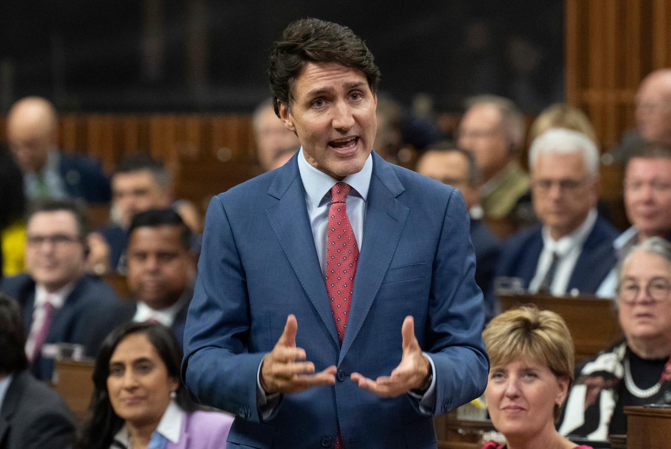 Kanadas premiärminister Justin Trudeau. Foto: Adrian Wyld/Canadian press via AP/TT