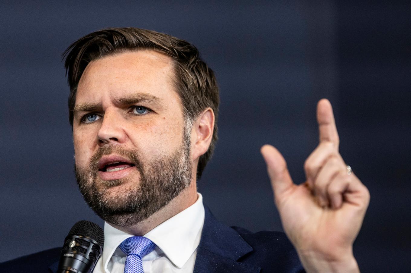 Republikanernas vicepresidentkandidat JD Vance. Foto: Sean Simmers/The Patriot-News/AP/TT