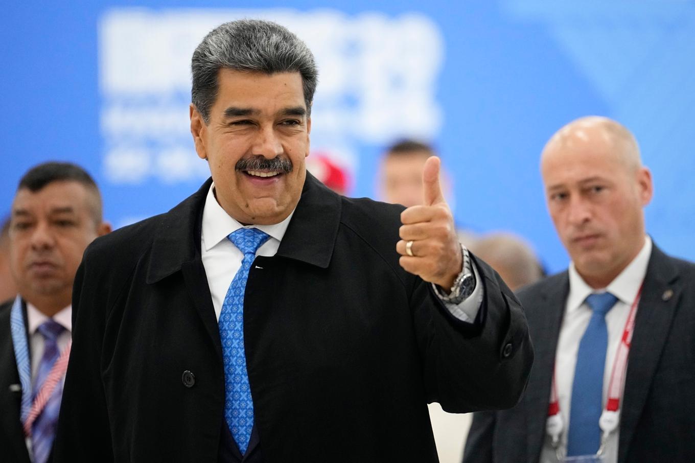 Venezuelas ledare Nicolás Maduro, här vid förra veckans Brics-möte i Ryssland. Arkivbild. Foto: Alexander Zemlianichenko/poolfoto via AP/TT