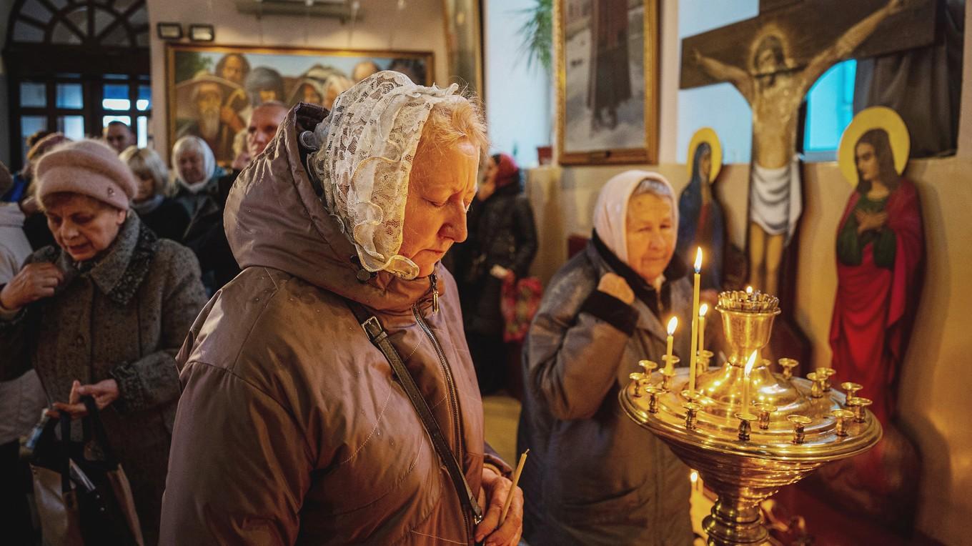 Rysk-ortodoxa kyrkan spelar en viktig roll i kampen om historieskrivningen mellan Ryssland och Ukraina.
Foto: Dimitar Dilkoff/AFP via Getty Images