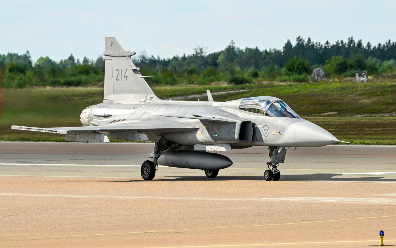 Colombia vill köpa Jas Gripen. Arkivbild. Foto: Jonas Ekströmer/TT