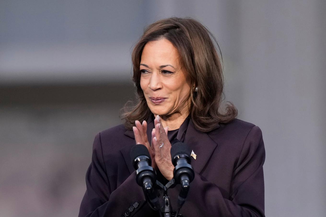 Demokraternas presidentkandidat Kamala Harris. Foto: Ben Curtis/AP/TT