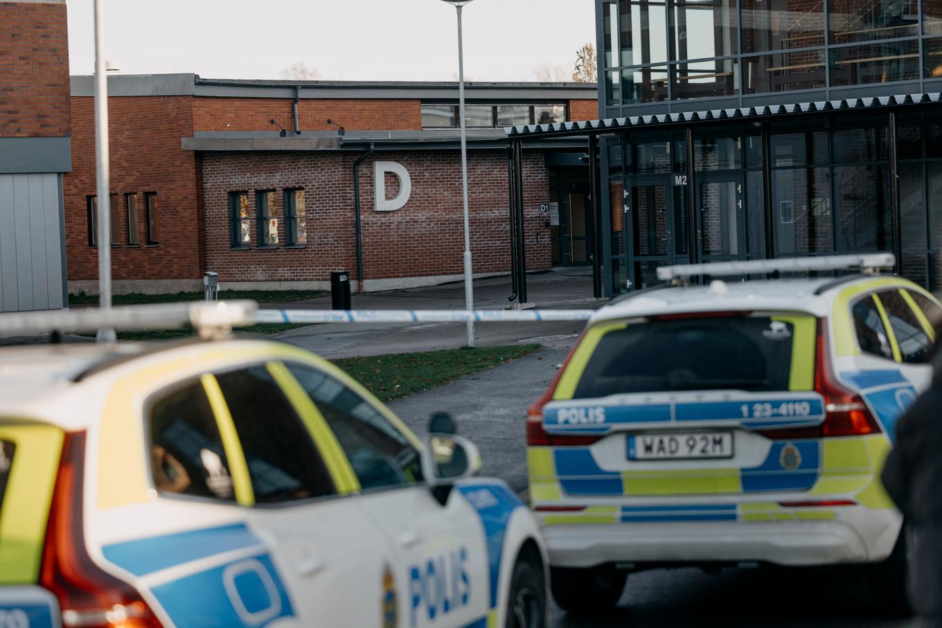 En man har häktats för grov misshandel sedan två personer skadats på en skola i Hallsberg. Arkivbild. Foto: Pavel Koubek/TT