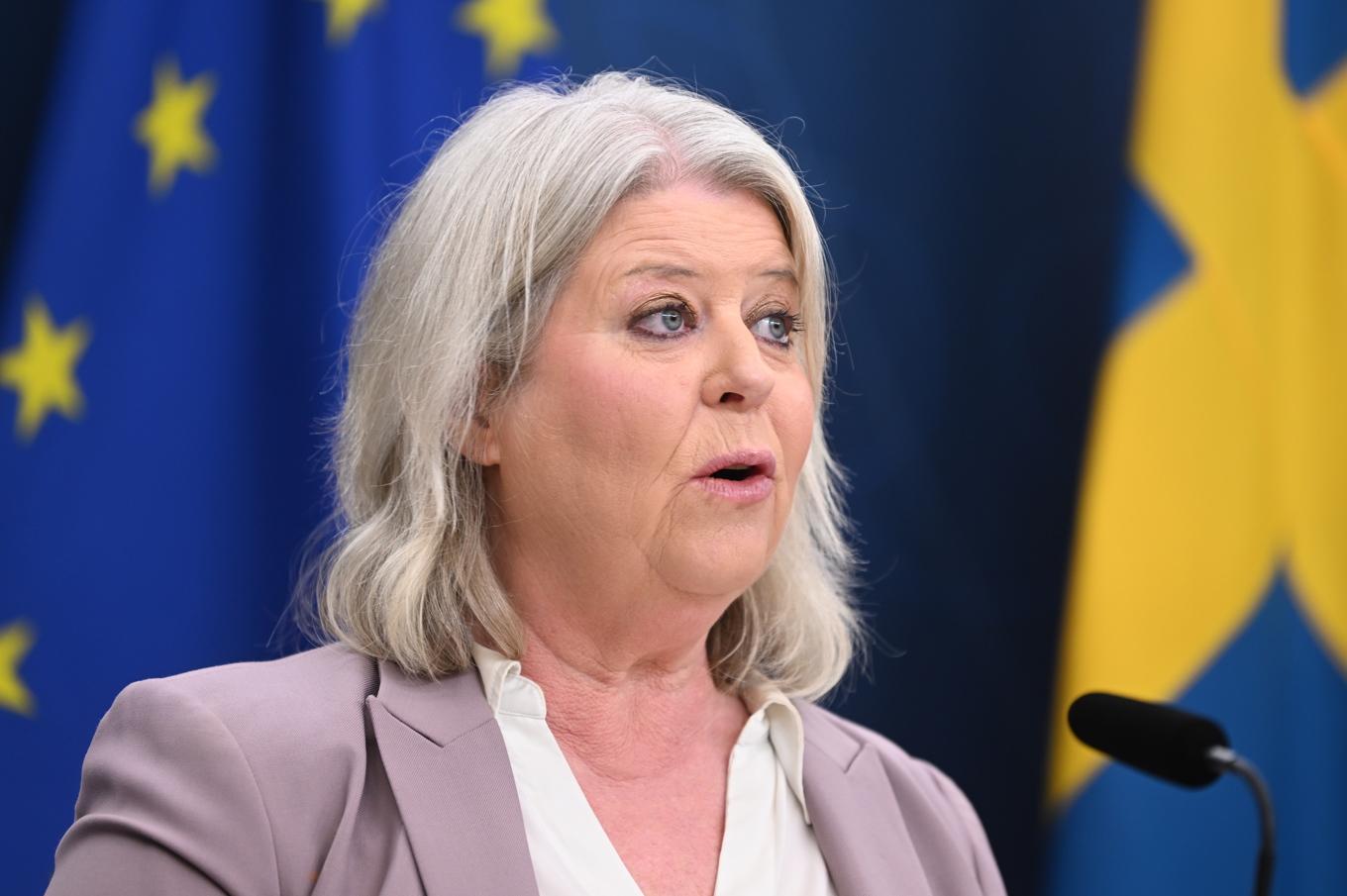 Socialtjänstminister Camilla Waltersson Grönvall. Arkivbild. Foto: Fredrik Sandberg/TT